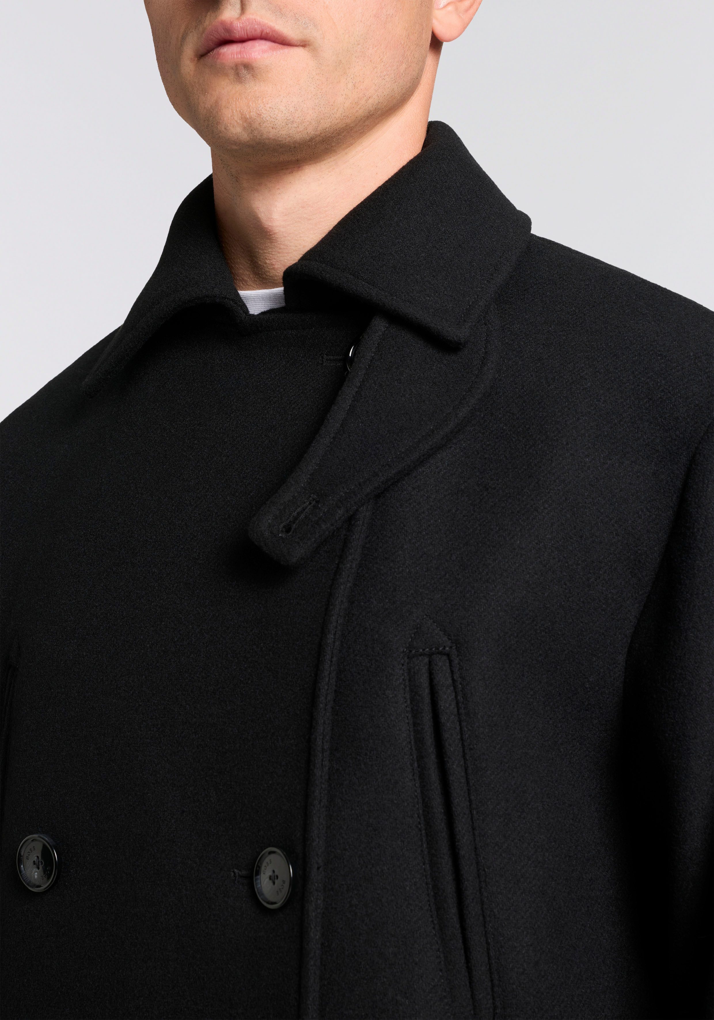 BOSS ORANGE Caban Cisabel Premium Damenmode Oversized Fit, mittellang