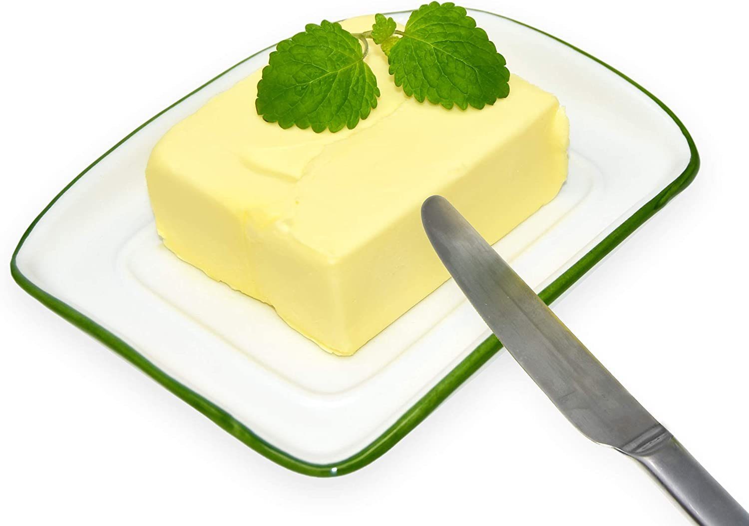 (1-tlg., Butterdose Buttergefäß x aus Zitrone Italien handbemalt Lashuma cm), 14 Keramik, 18 Olive,