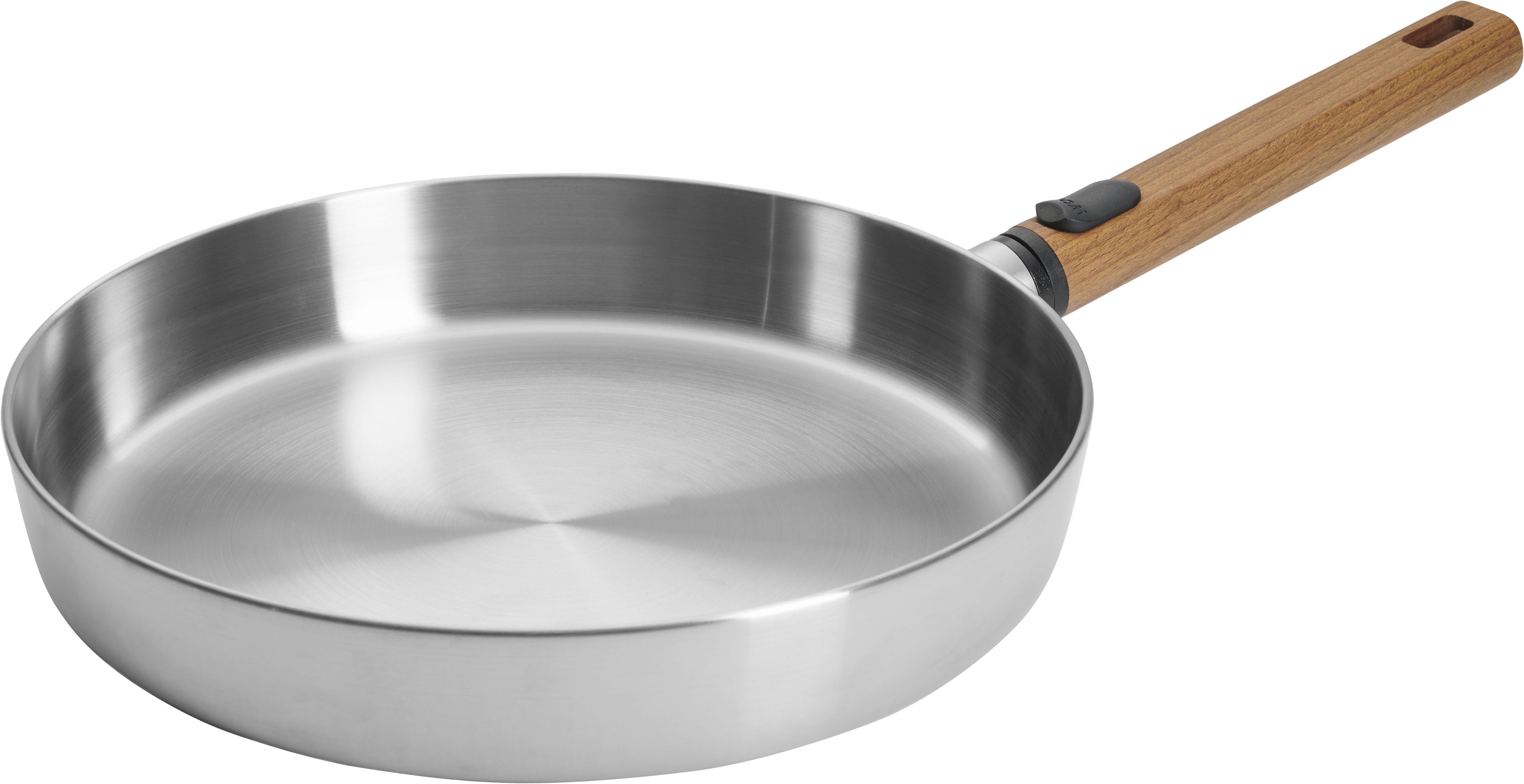 WOLL Bratpfanne Logic Steel, Edelstahl 18/10 (1-tlg), 5-Schicht-Aufbau