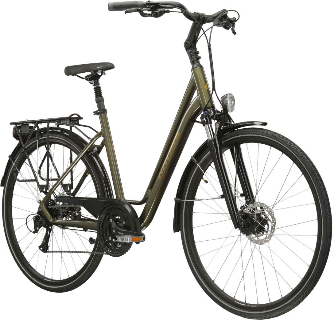 Kross Cityrad Sentio 4.0, 27 Gang Shimano ACERA T3000 Schaltwerk, Kettenschaltung