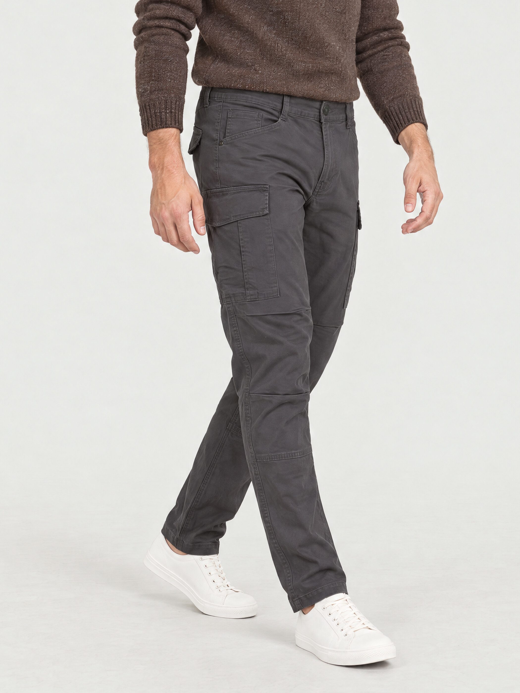 Yazubi Cargohose elegante Cargo Chino mit Stretch Slim Fit Herren Hosen für Männer, Cargohosen & Cargopants, 7 Taschen – Bild 2 von 5