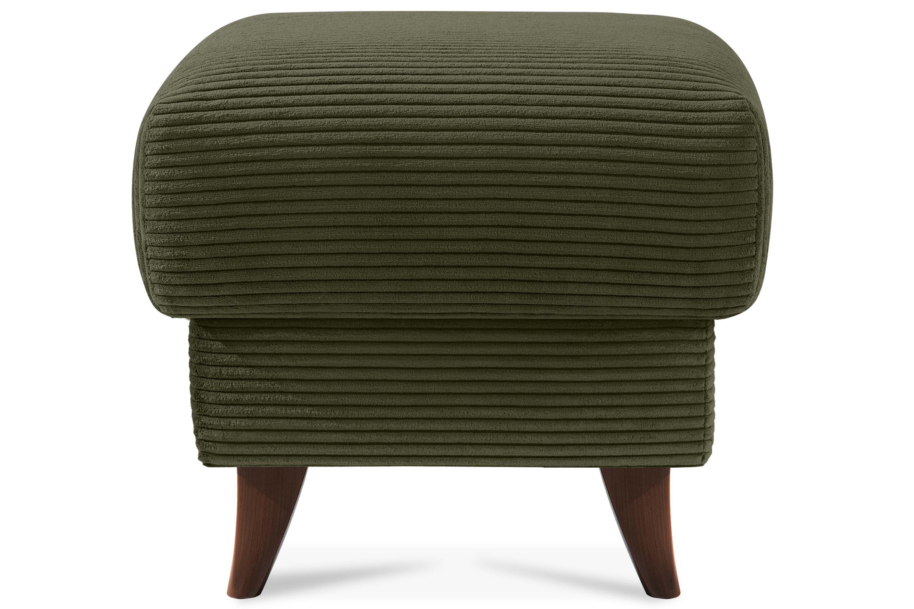 KONSIMO® Fußhocker Sitzhocker mit Stauraum GUSTAVO, hergestellt in der EU, handgefertigt, eleganten Nähten, Polsterhocker, Elegant