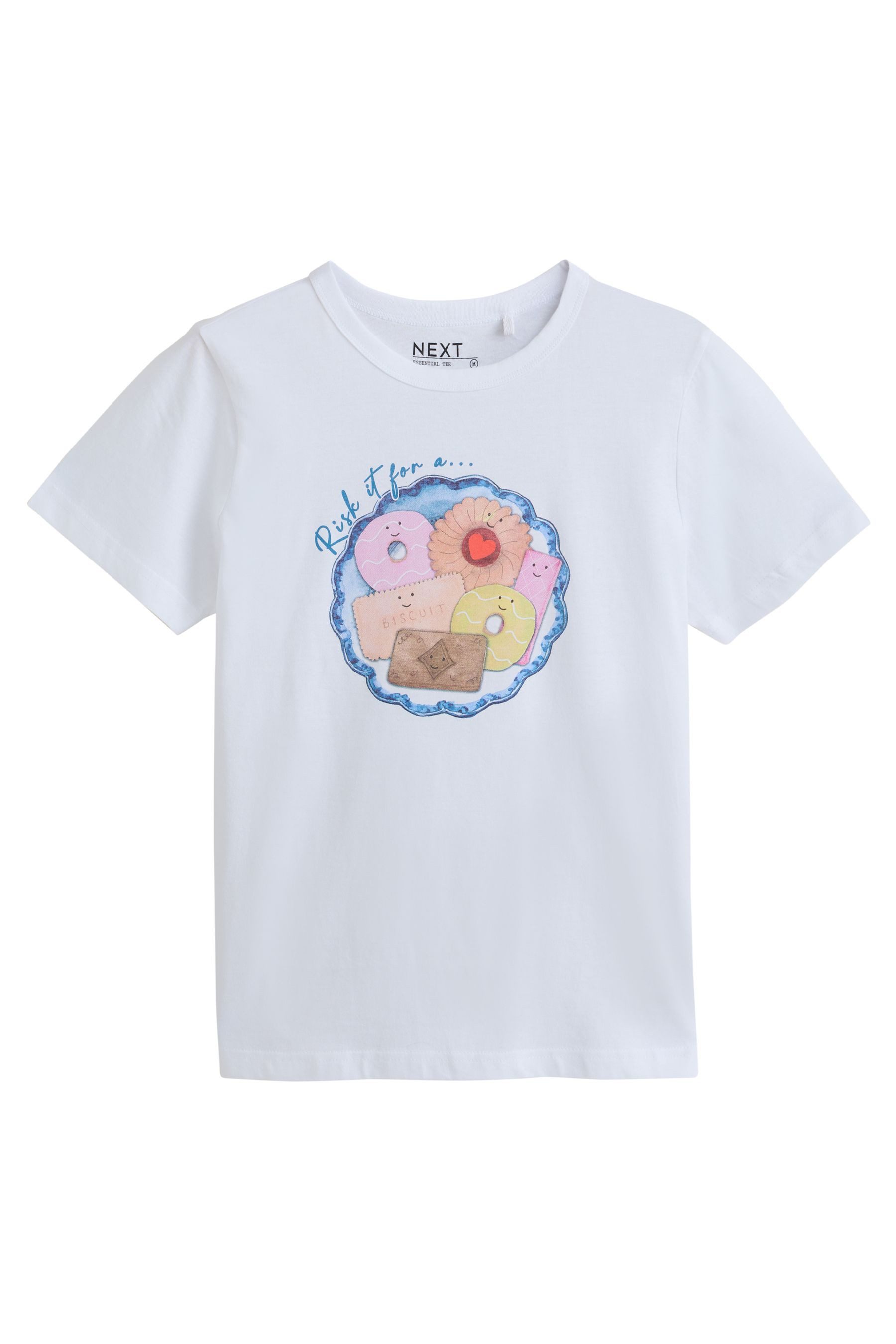 T-Shirt T-Shirt mit Keks-Grafik