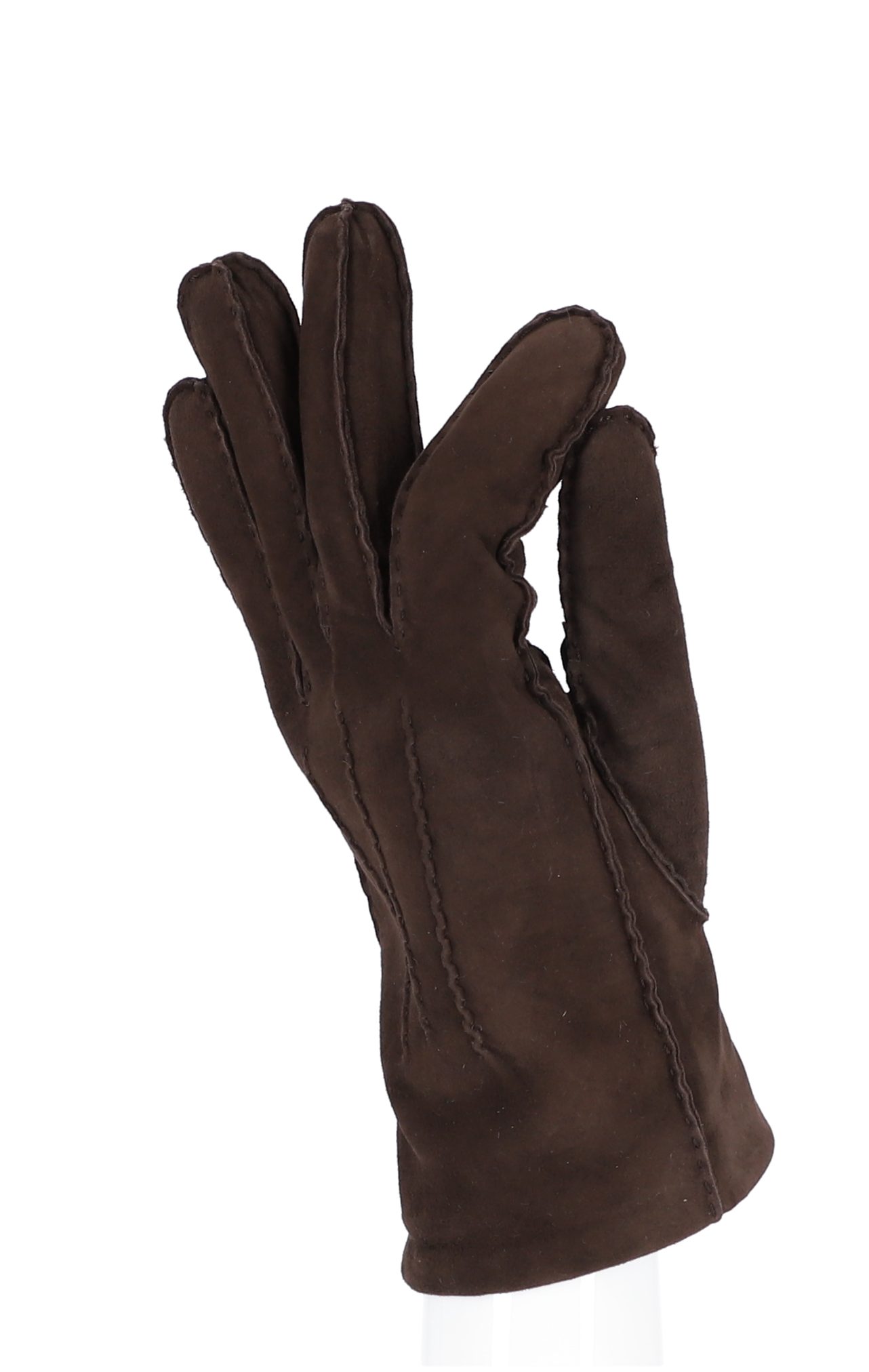 halsüberkopf Accessoires Lederhandschuhe Handschuhe für Damen aus Veloursle günstig online kaufen