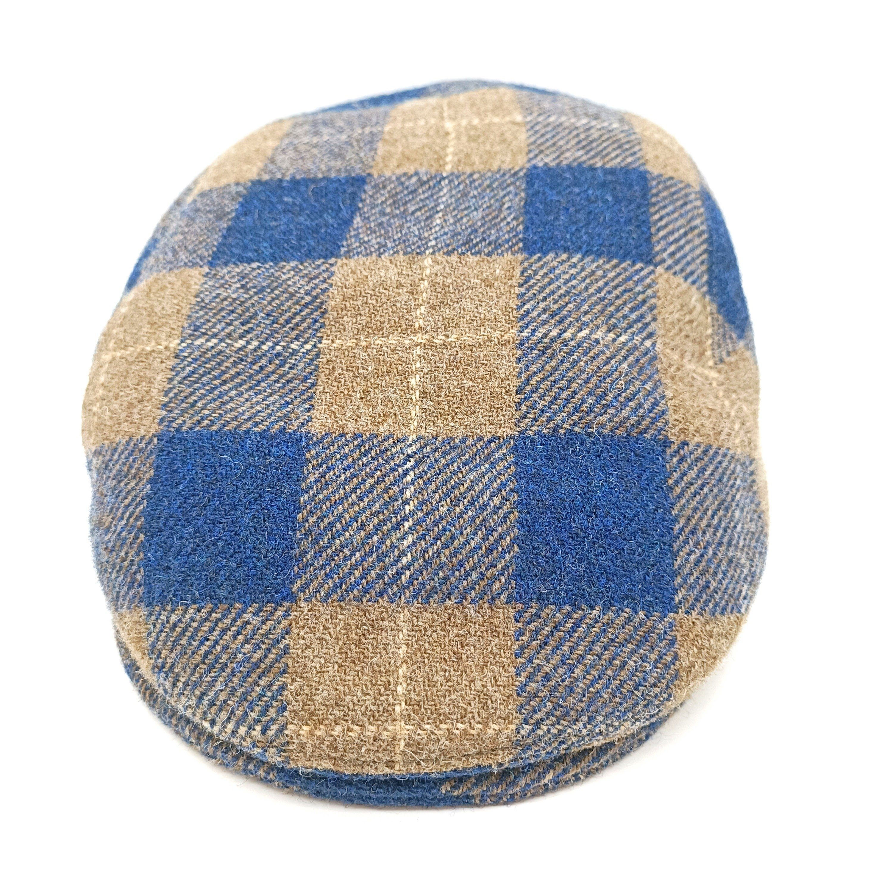 Göttmann Flat Cap Boston Flatcap mit Ohrenklappen blau/beige