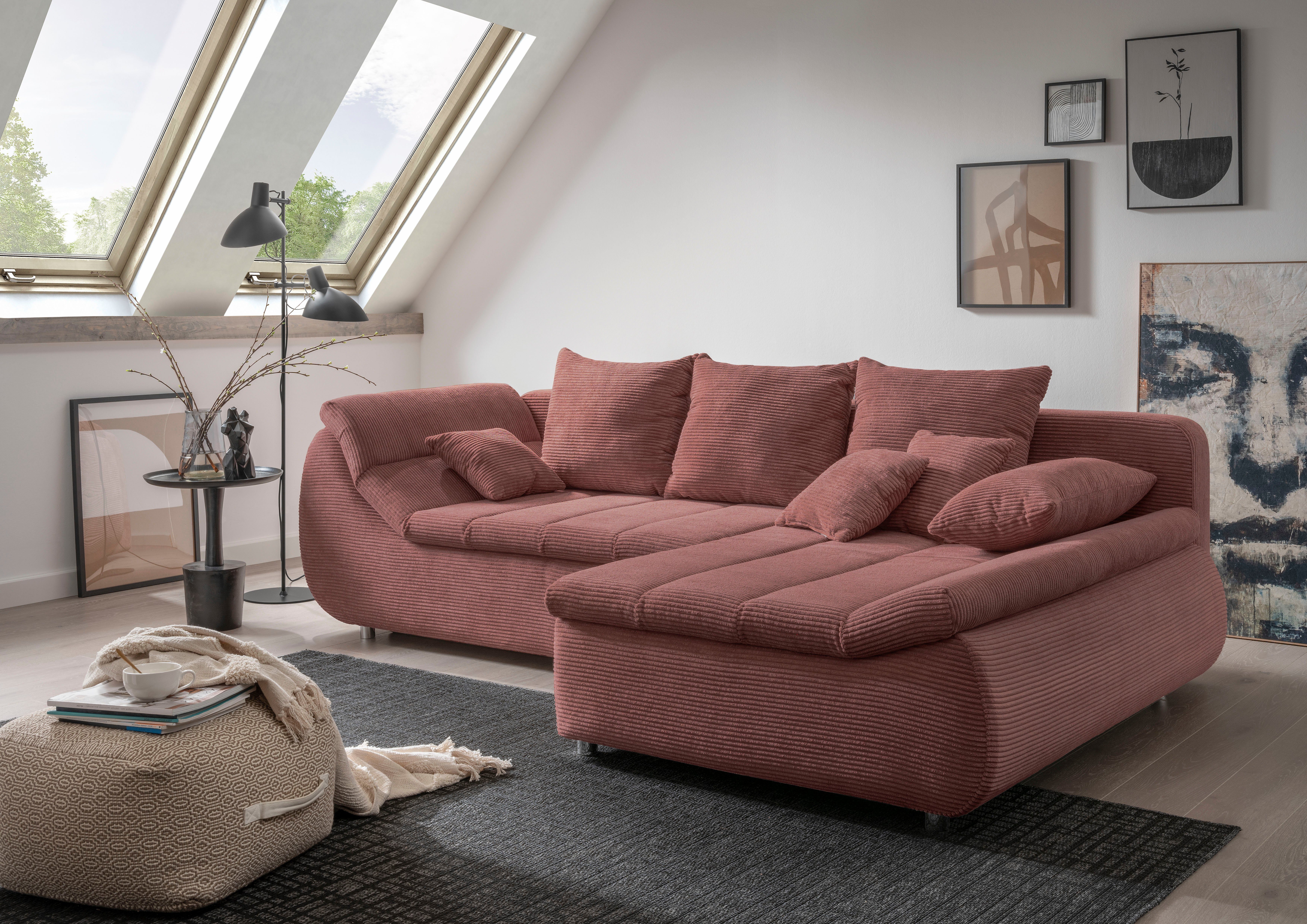 INOSIGN Ecksofa Imola elegant und bequem, günstig online kaufen