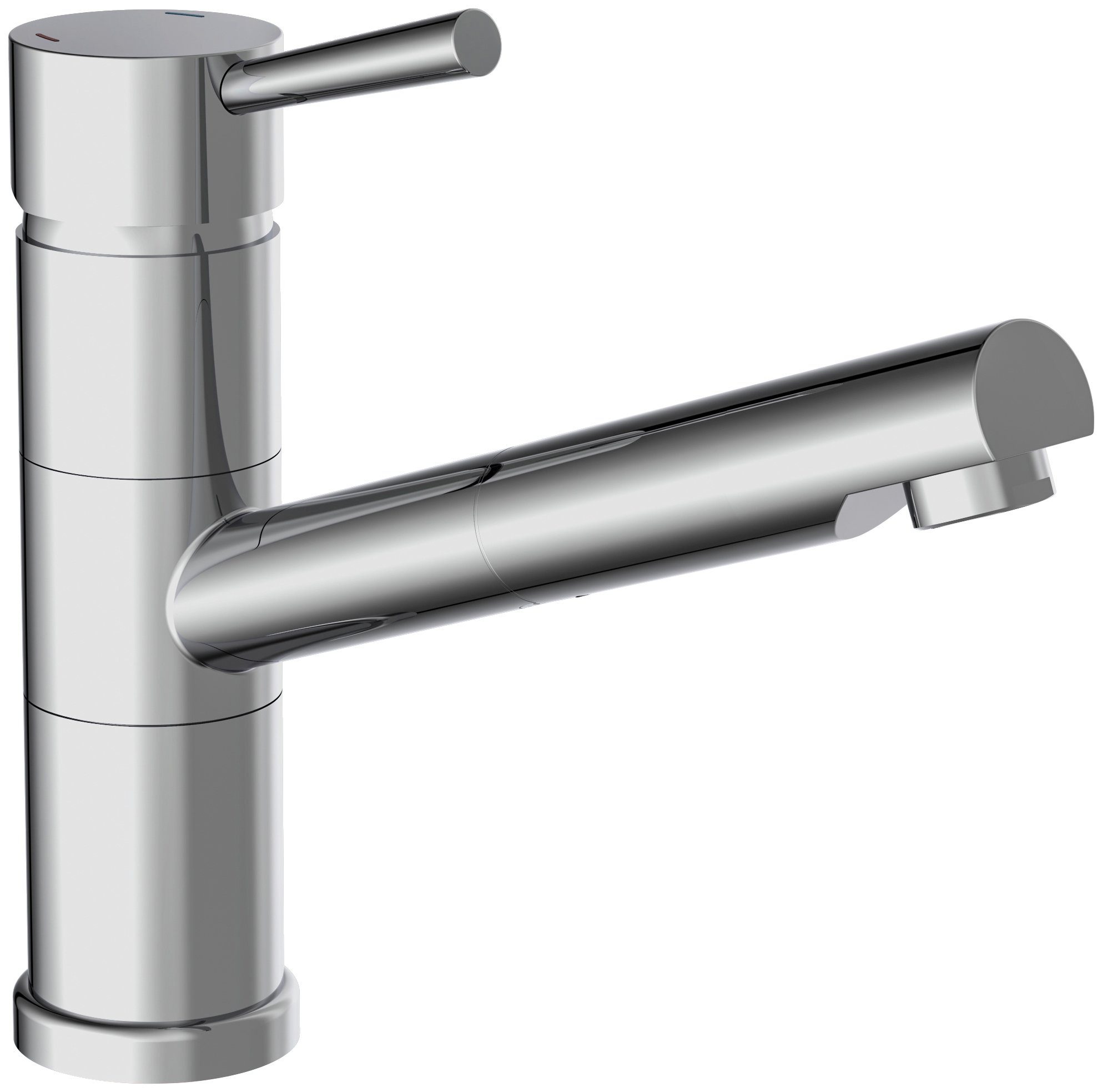 Schütte Spültischarmatur UNICORN (Mischbatterie) Hochdruck Küchenarmatur mit Geschirrbrause, Wasserhahn ausziehbar