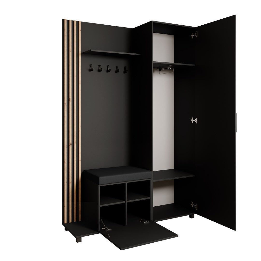 Beautysofa Garderoben-Set Livia – Design, Funktion und Ordnung in Perfektio günstig online kaufen