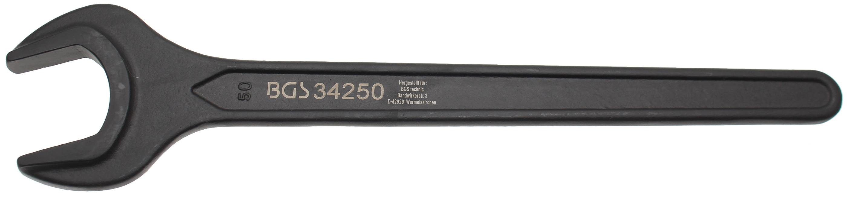 BGS technic Maulschlüssel Einmaulschlüssel, DIN 894, SW 50 mm