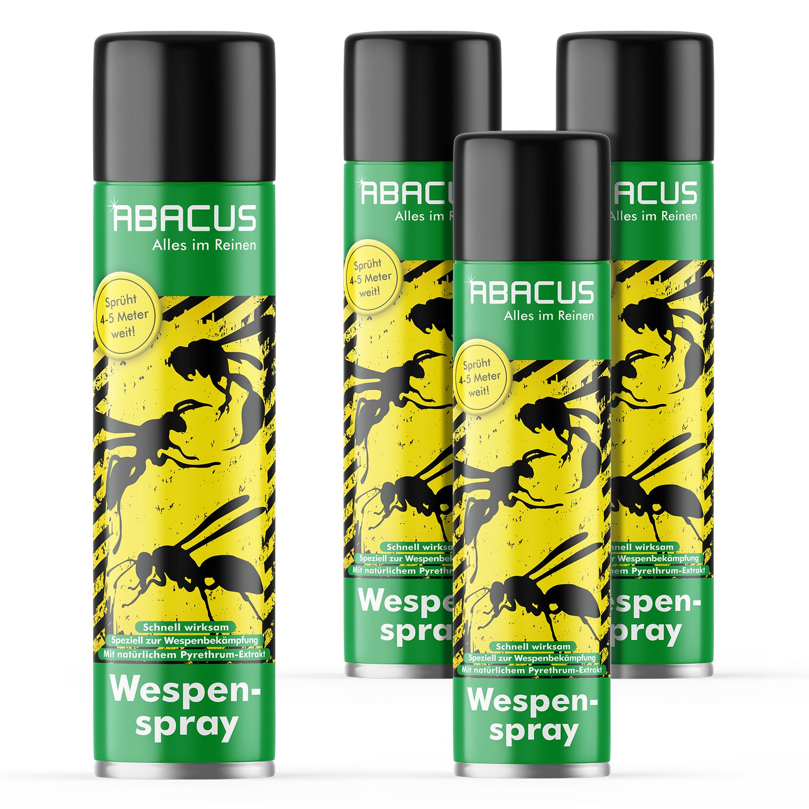 Wespenmittel, Power bis von Distanz Wespen sichere Sekunden, Nicht wirkt bereits zu Wespenspray, ABACUS Produkt Spray, ermöglicht 5 für Düse schädlich wenigen Meter, Wespen-Ex, Wespenspray Warmblüter Wespenschutz, ml, eine 2000 nach Anti