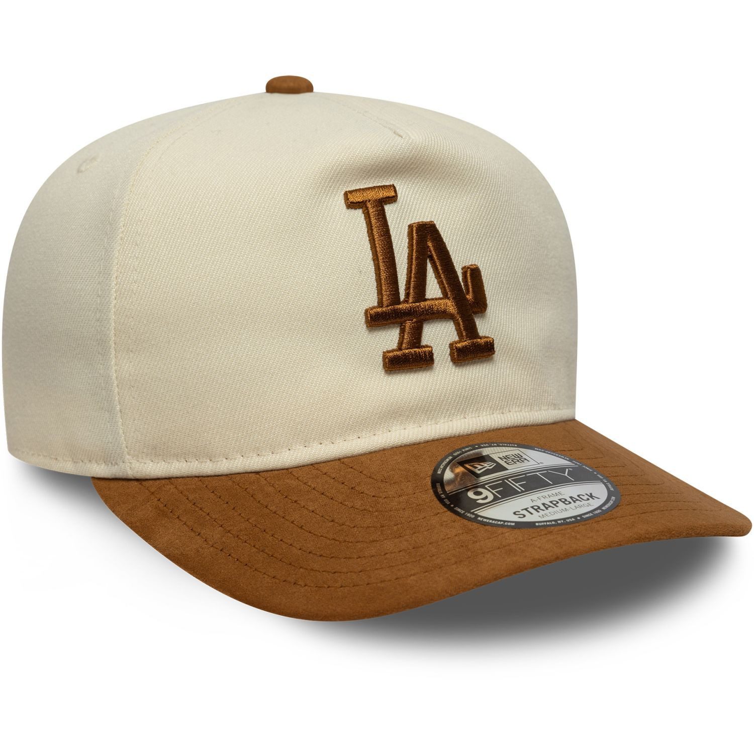New Era Snapback Cap 9Fifty AFrame Snap SUEDE Los Angeles Dodgers