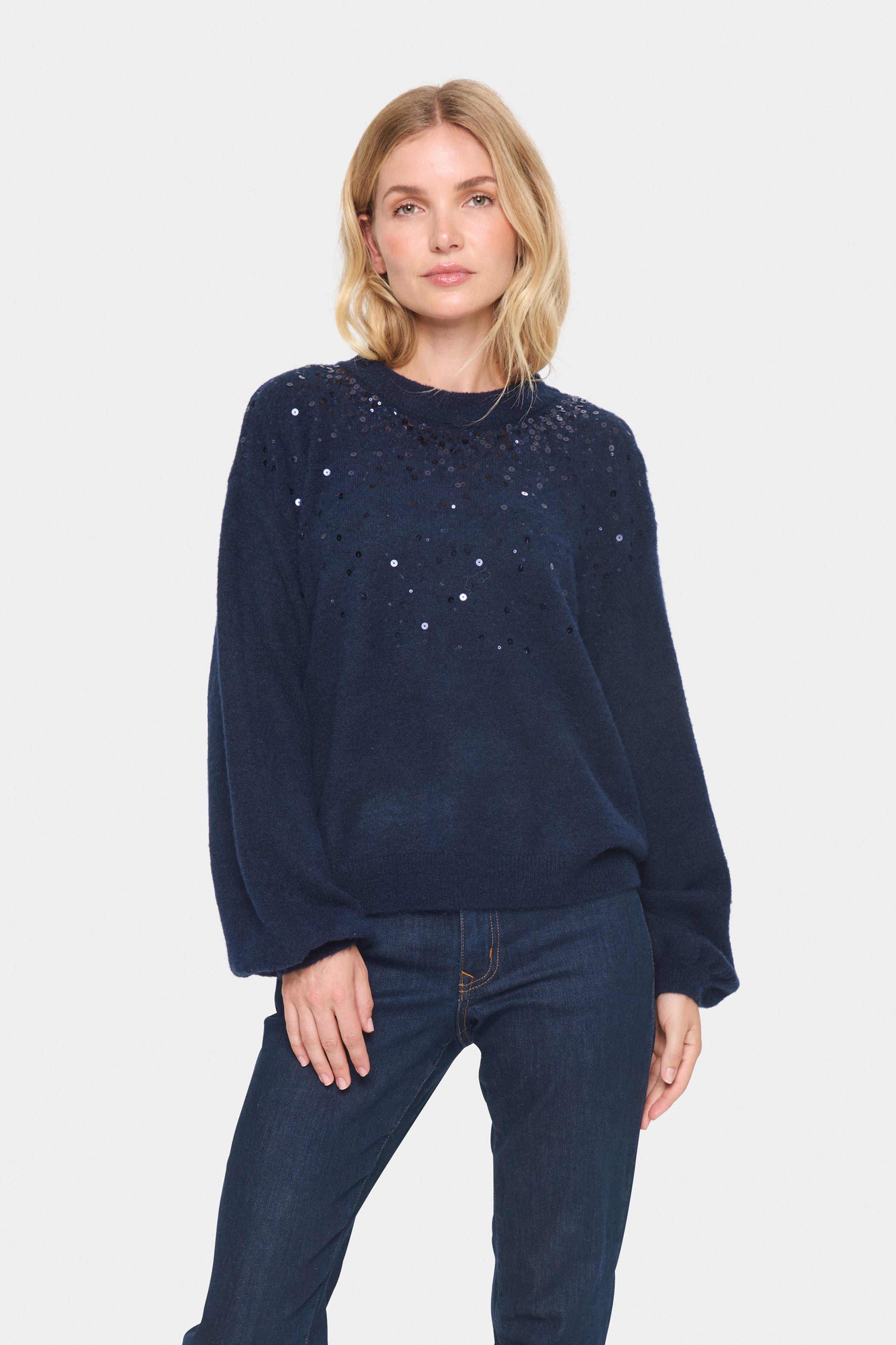 Saint Tropez Strickpullover BarbelSZ Pullover mit günstig online kaufen
