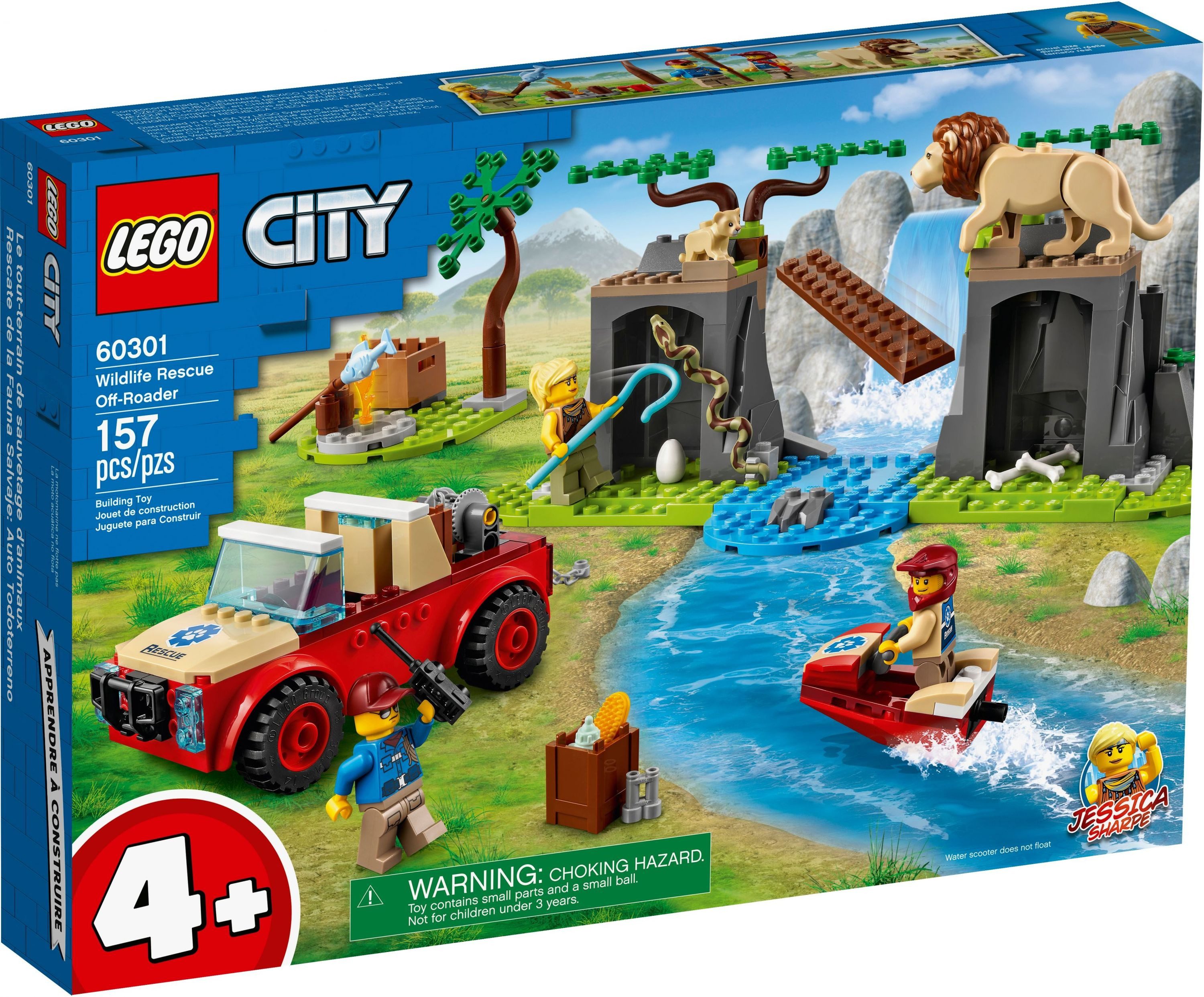 LEGO® City Tierrettungs-Geländewagen - 60301 NEU! Teile 157x Spielbausteine