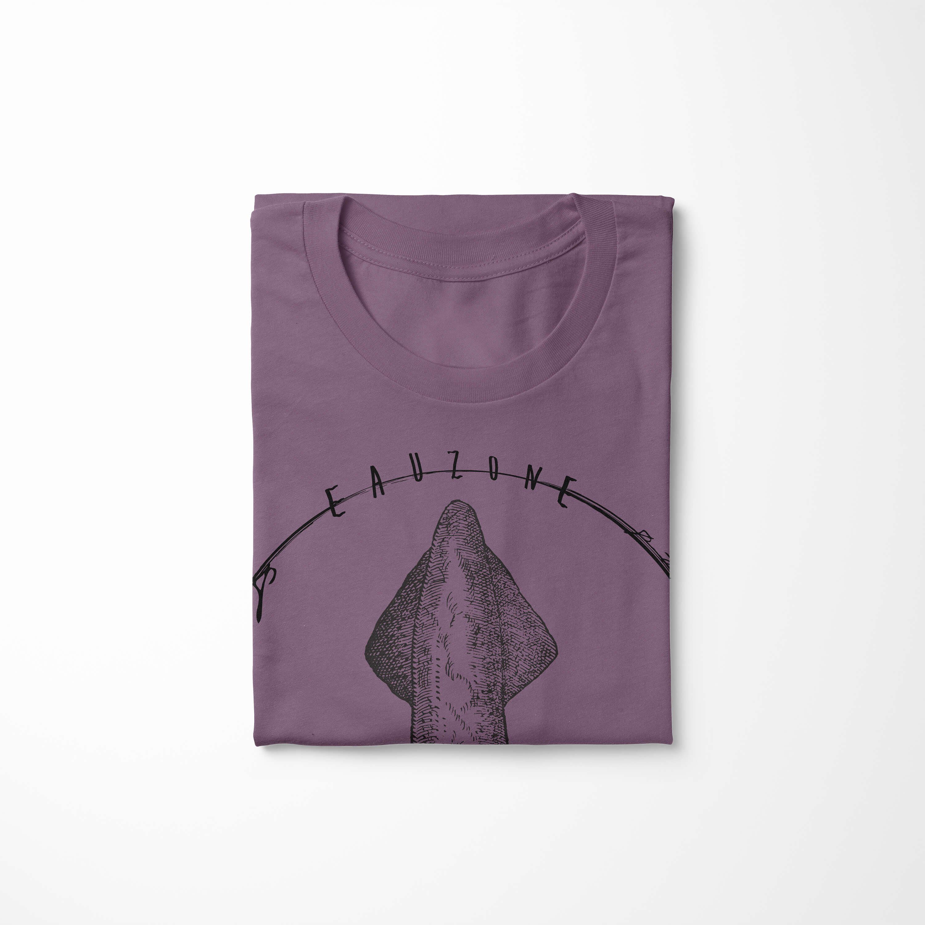 - T-Shirt Serie: Sea und sportlicher Fische Shiraz Tiefsee feine Sinus T-Shirt Art 056 Schnitt / Sea Struktur Creatures,
