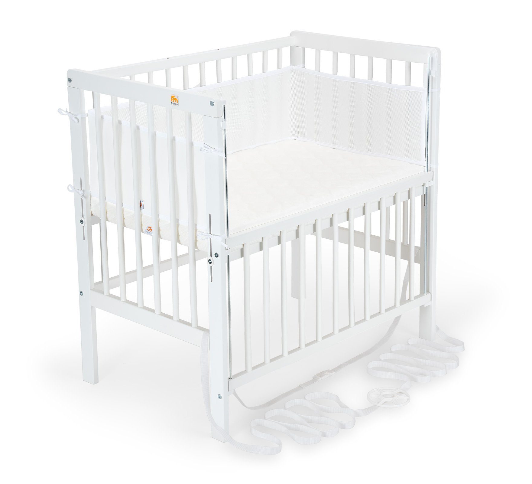 FabiMax Beistellbett Flex weiß, 2in1, Beistellbett günstig online kaufen