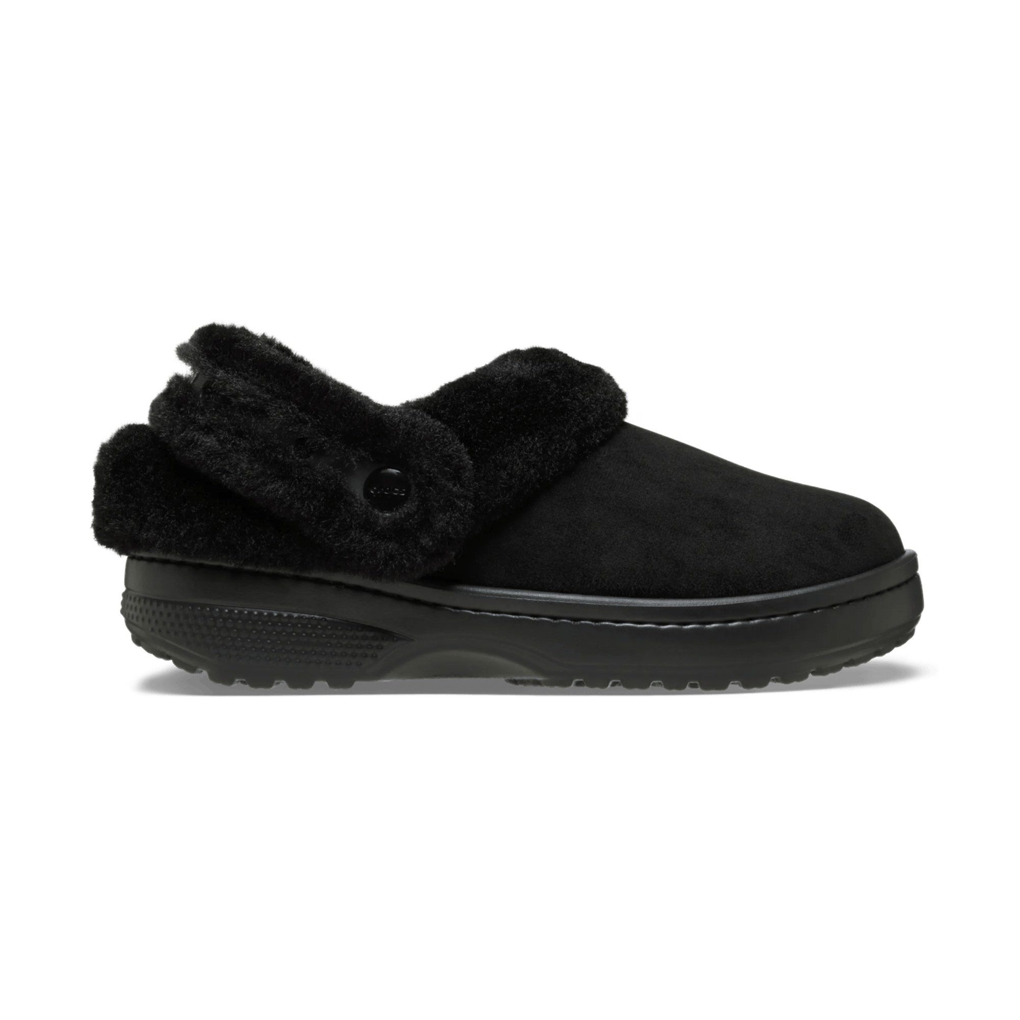 Crocs Hausschuhe Unfurgtble Vegan Suede Clog (Sandale, Kunstwildleder, mit) Sandale