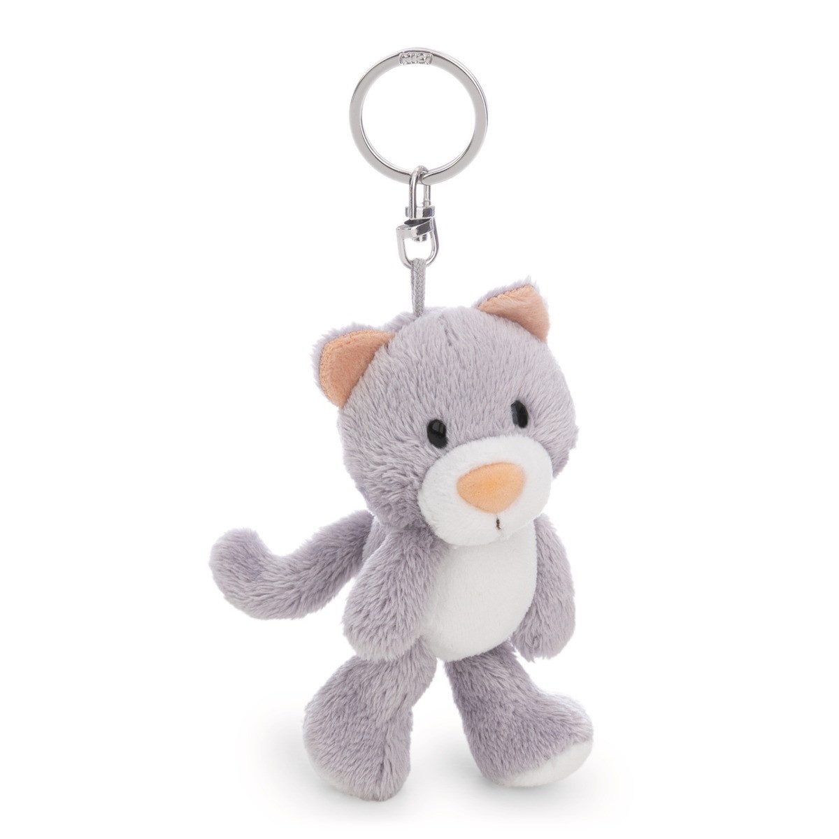 Nici Schlüsselanhänger NICI Schlüsselanhänger Katze Felli grau 10cm Header Karte