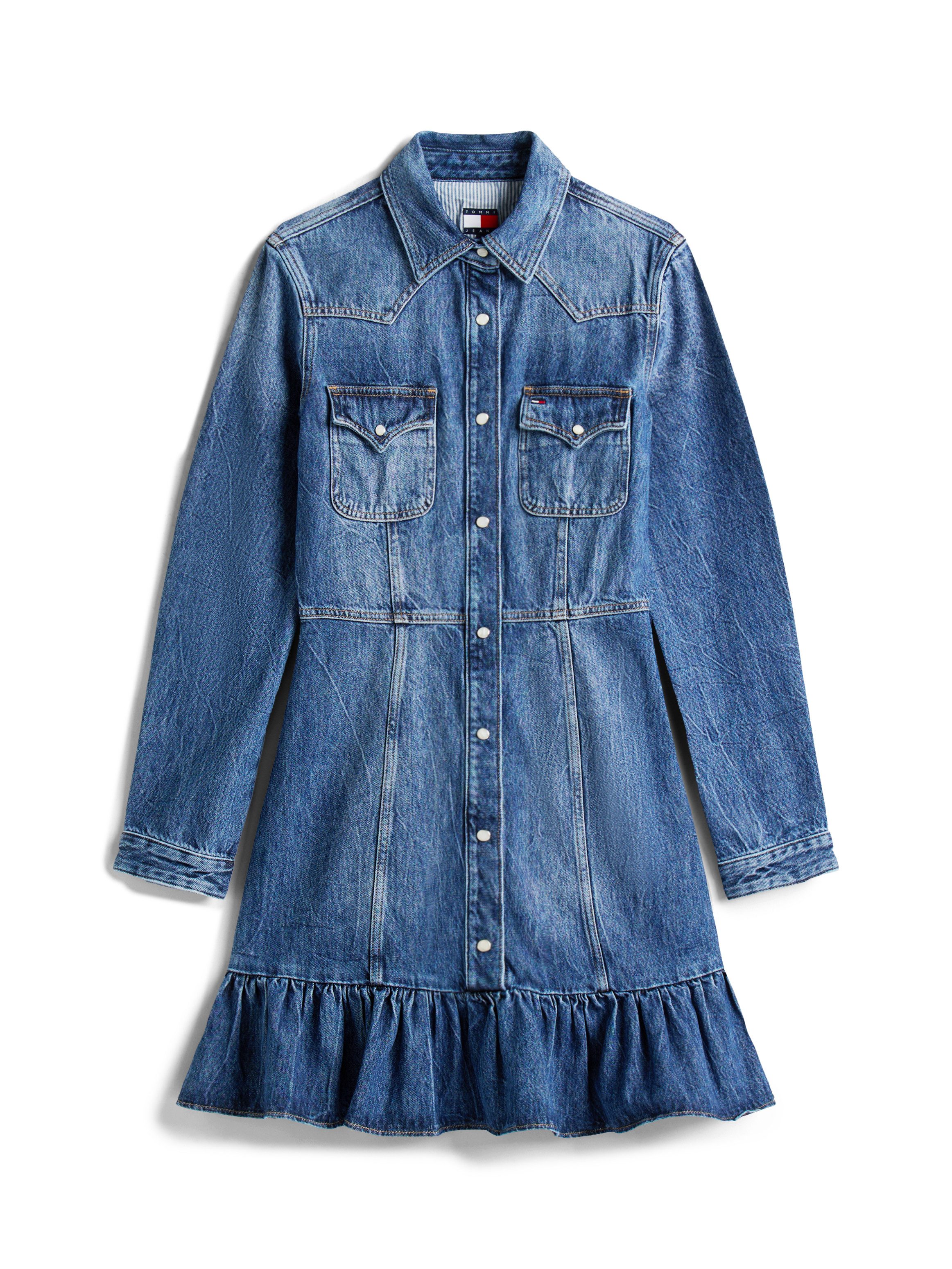 Tommy Jeans Jeanskleid WESTERN DENIM DRESS DI2057