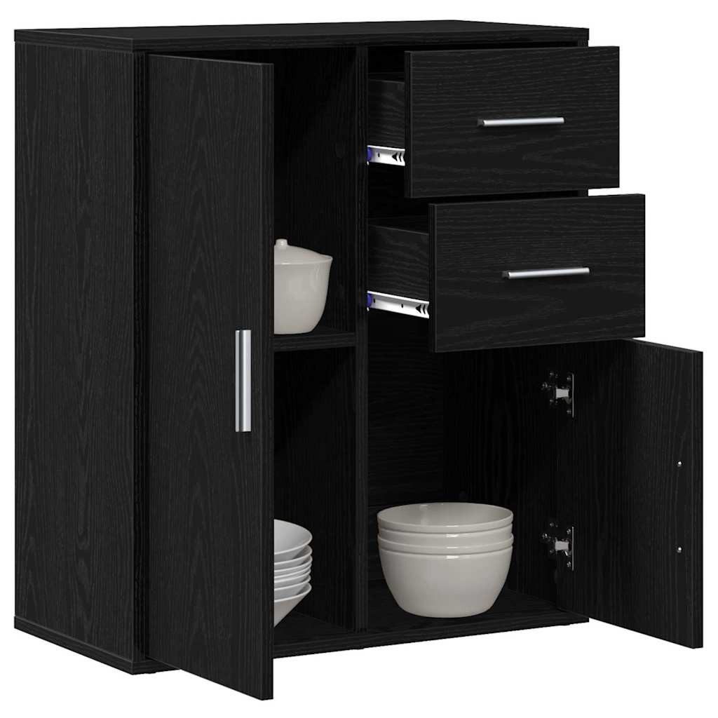 vidaXL Sideboard Sideboard Schwarze Eiche 60 günstig online kaufen