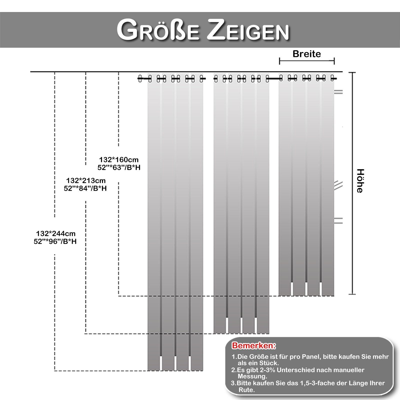 BTTO V&G Gardine Voile Vorhänge, Ösen günstig online kaufen