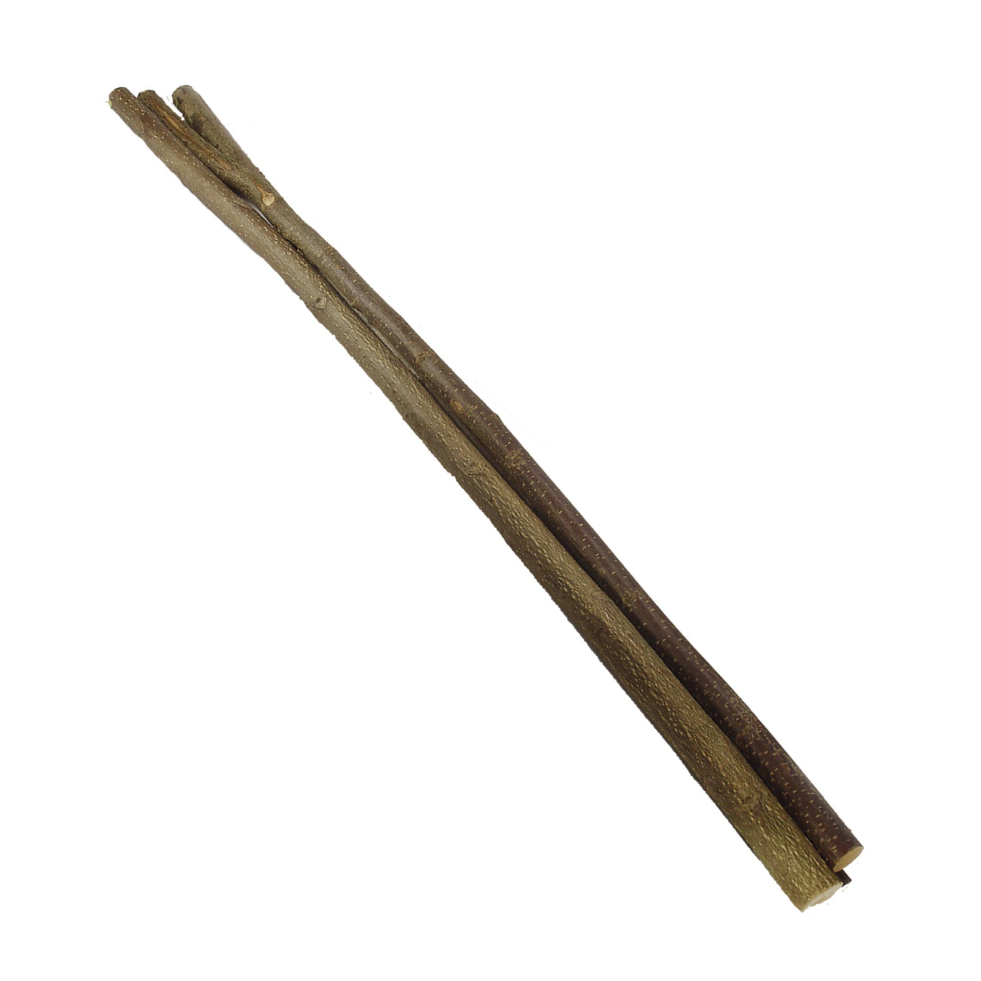 ELMATO Vogelspielplatz Elmato 10614 Naturholz Sitzstangen, ca. 100 cm, 5-15 mm, 2 Stück