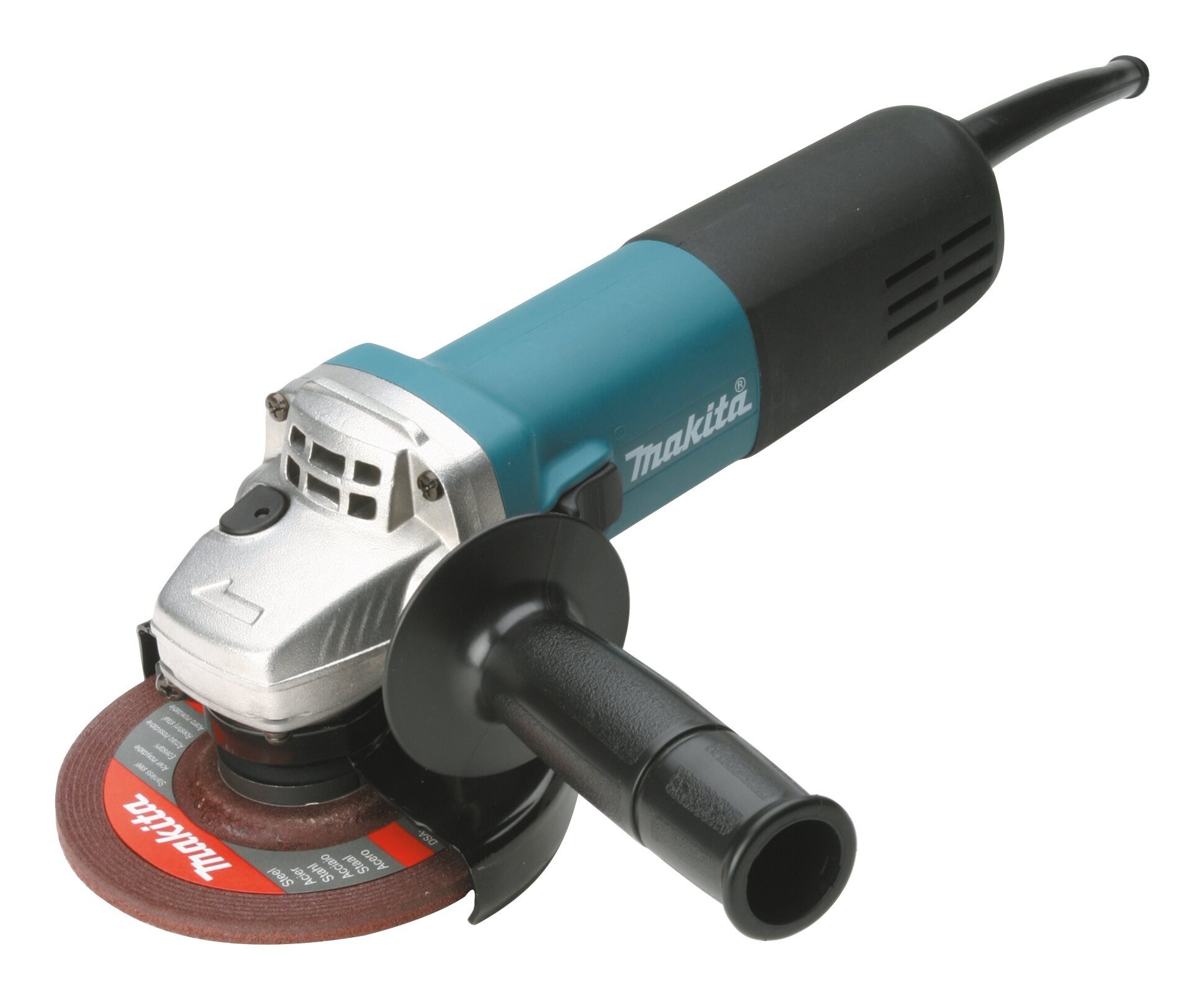 Makita Winkelschleifer, max. 11000 U/min, 840 W, 9558HNRG, 125 mm - im Karton