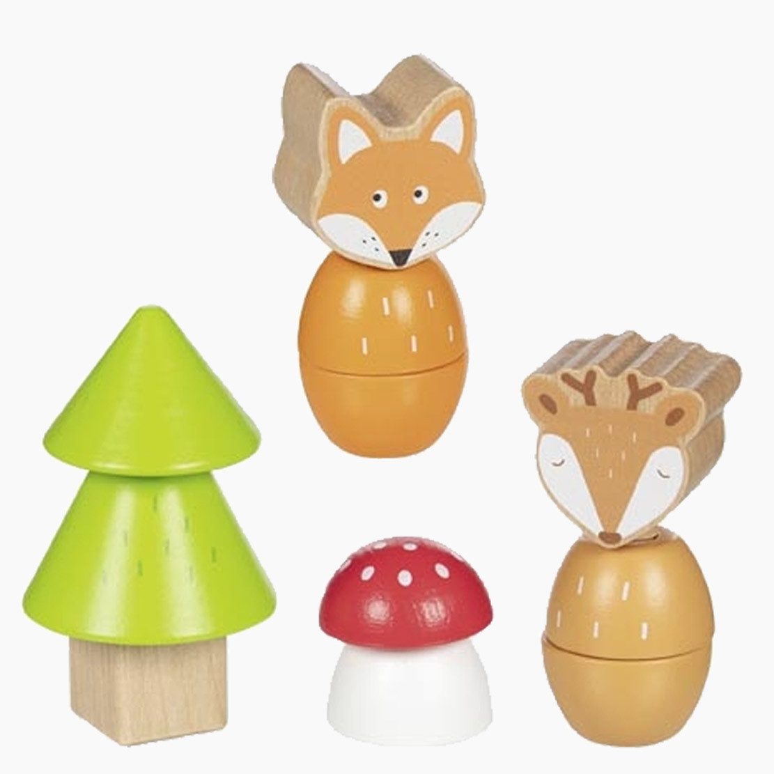 goki Steckpuzzle Schraubklötze Waldfreunde, 14 Puzzleteile, günstig online kaufen