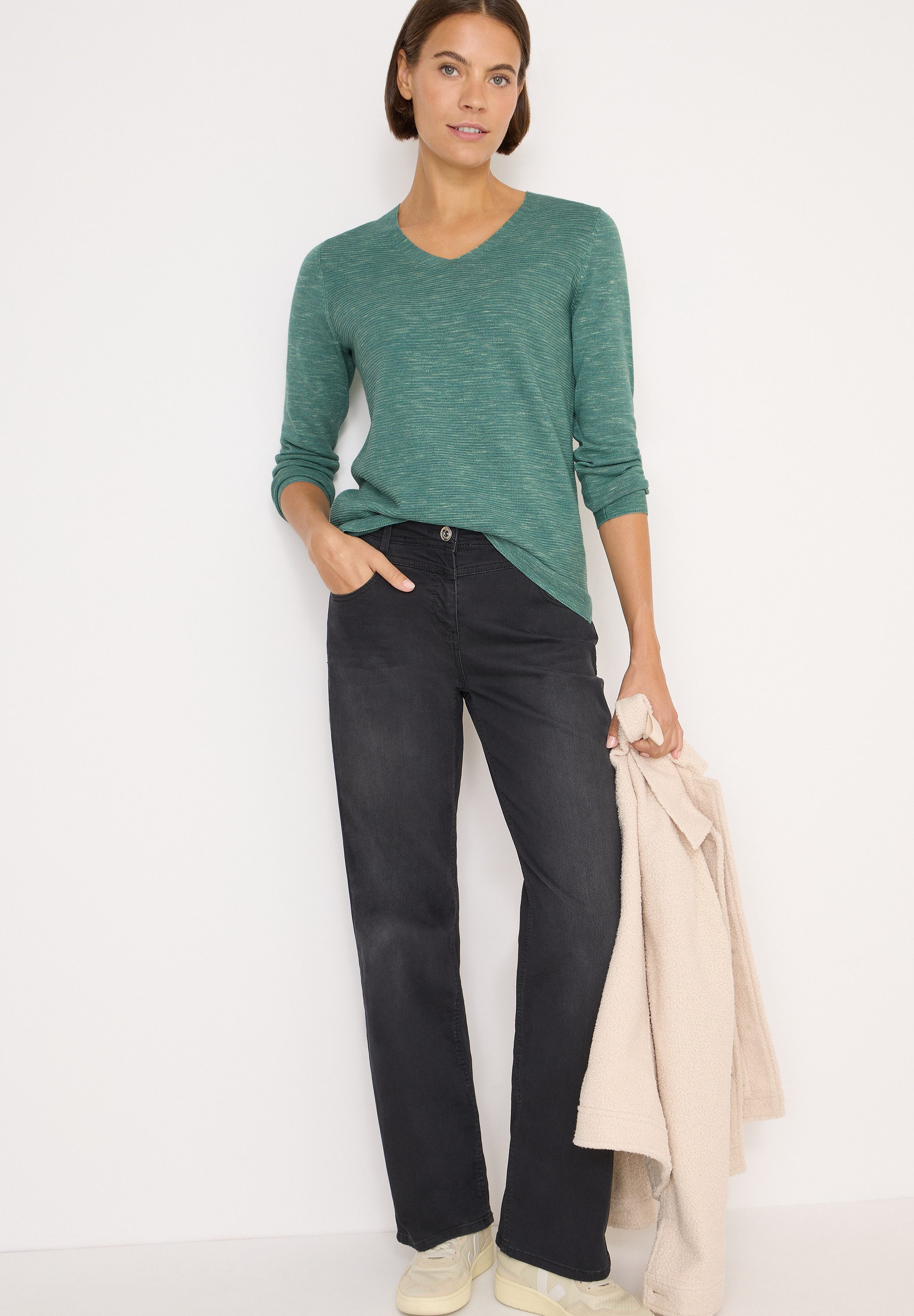 CECIL Strickpullover im Melange Look günstig online kaufen