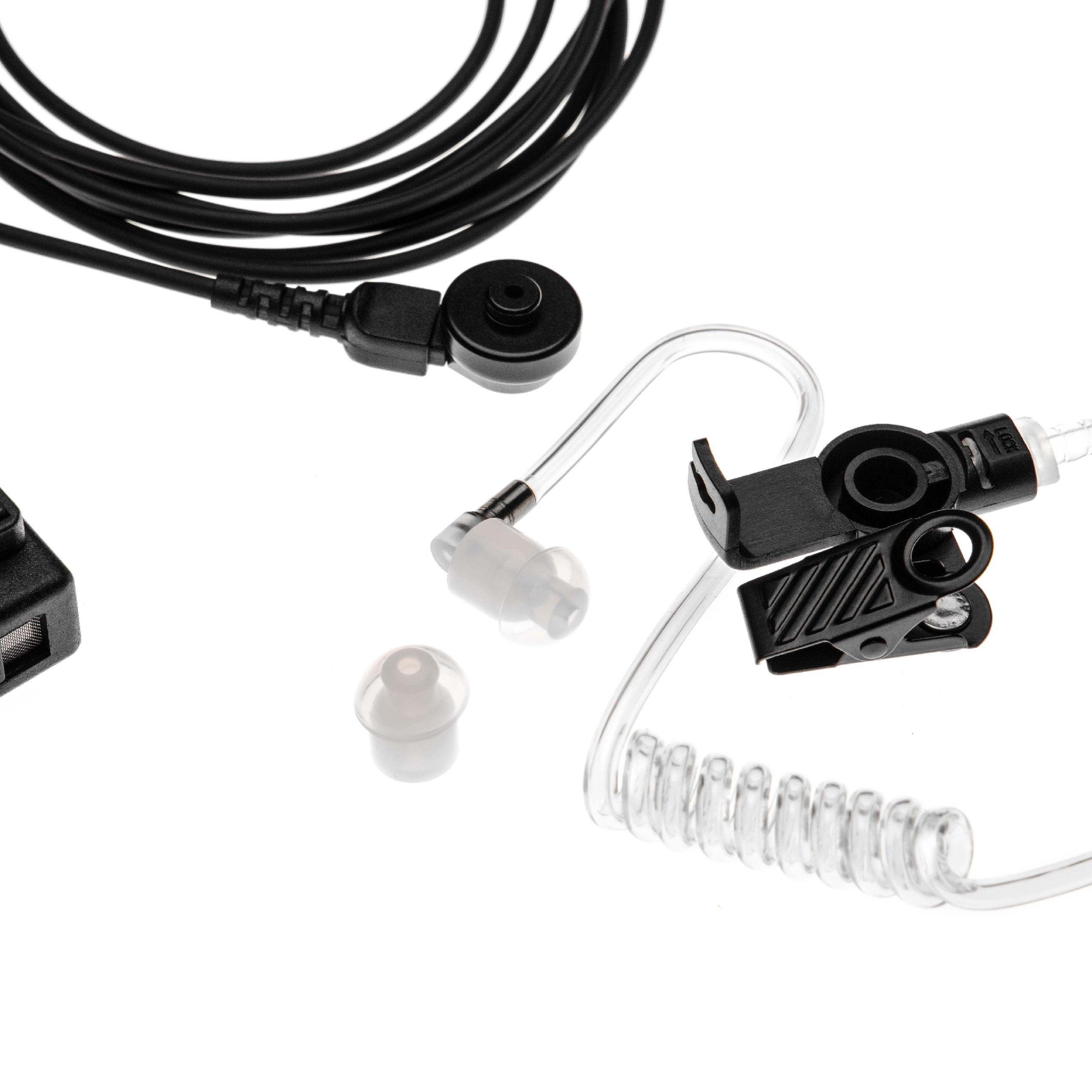 Headset TK-3180E vhbw für TK-3140E, passend TK-3140, Kenwood TK-3180, TK-3148, MPT,