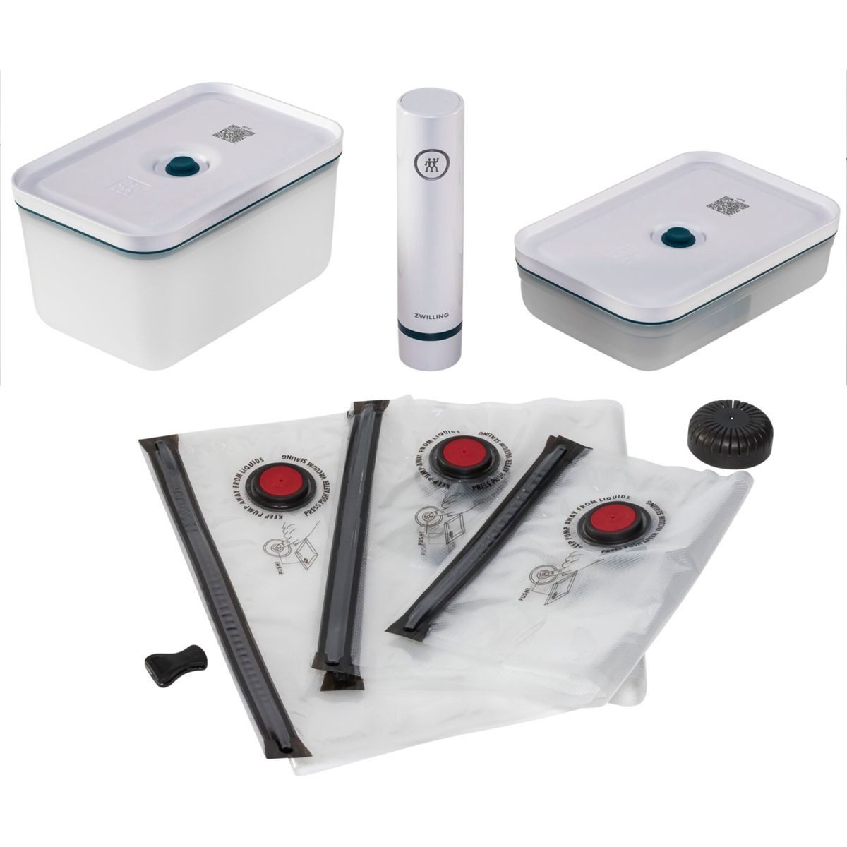 Zwilling Vakuumierer Fresh&Save Medium Set La Mer Kunststoff