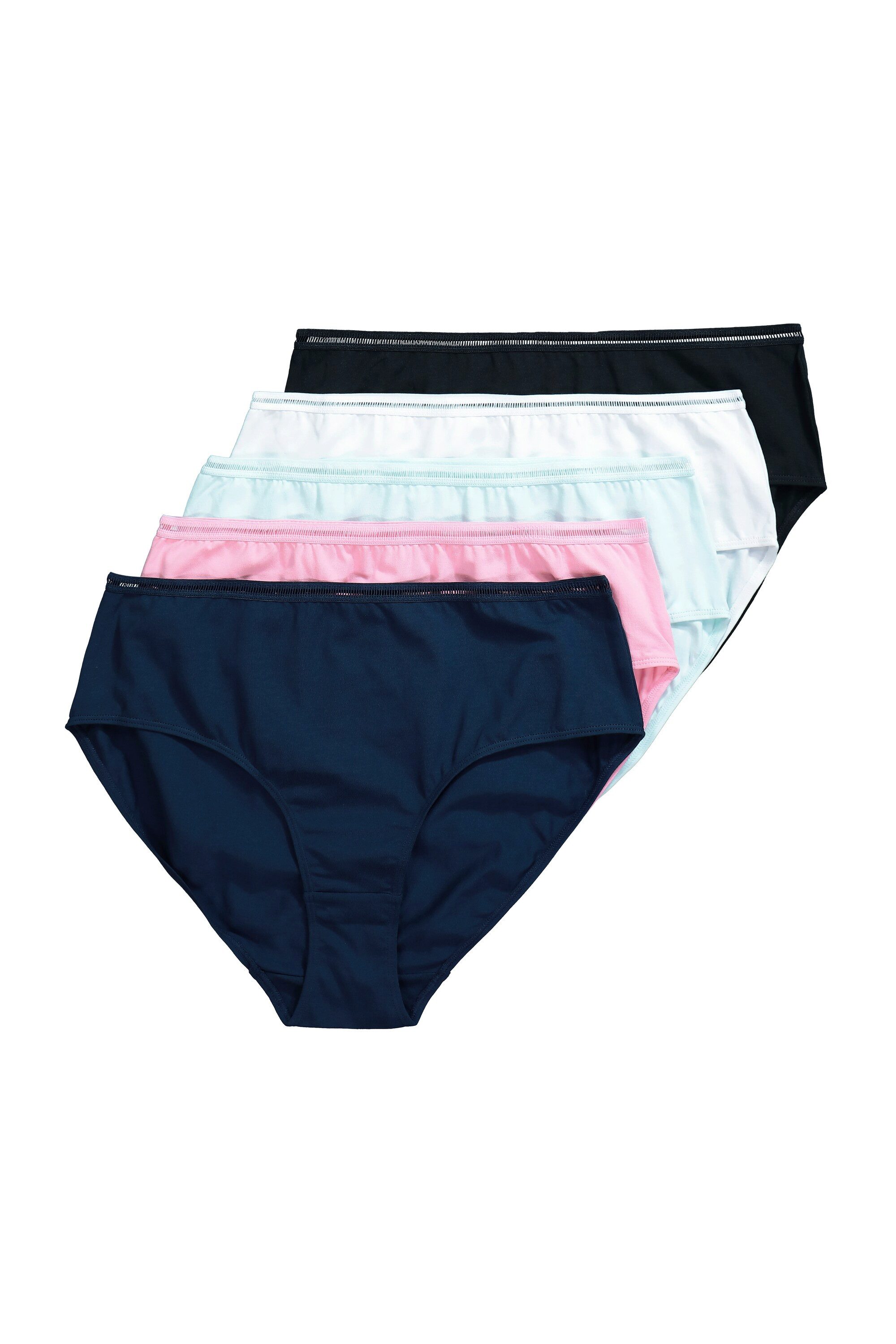 Midislip Midislips 5er-Pack Häkelspitzen-Band