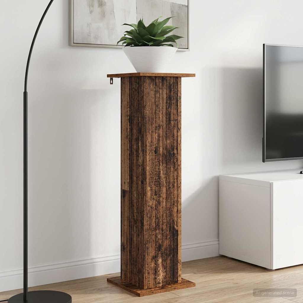 vidaXL Blumenständer Pflanzenständer 2 pcs Altholz 30,5 x 30 x 100,5 cm (2 St)