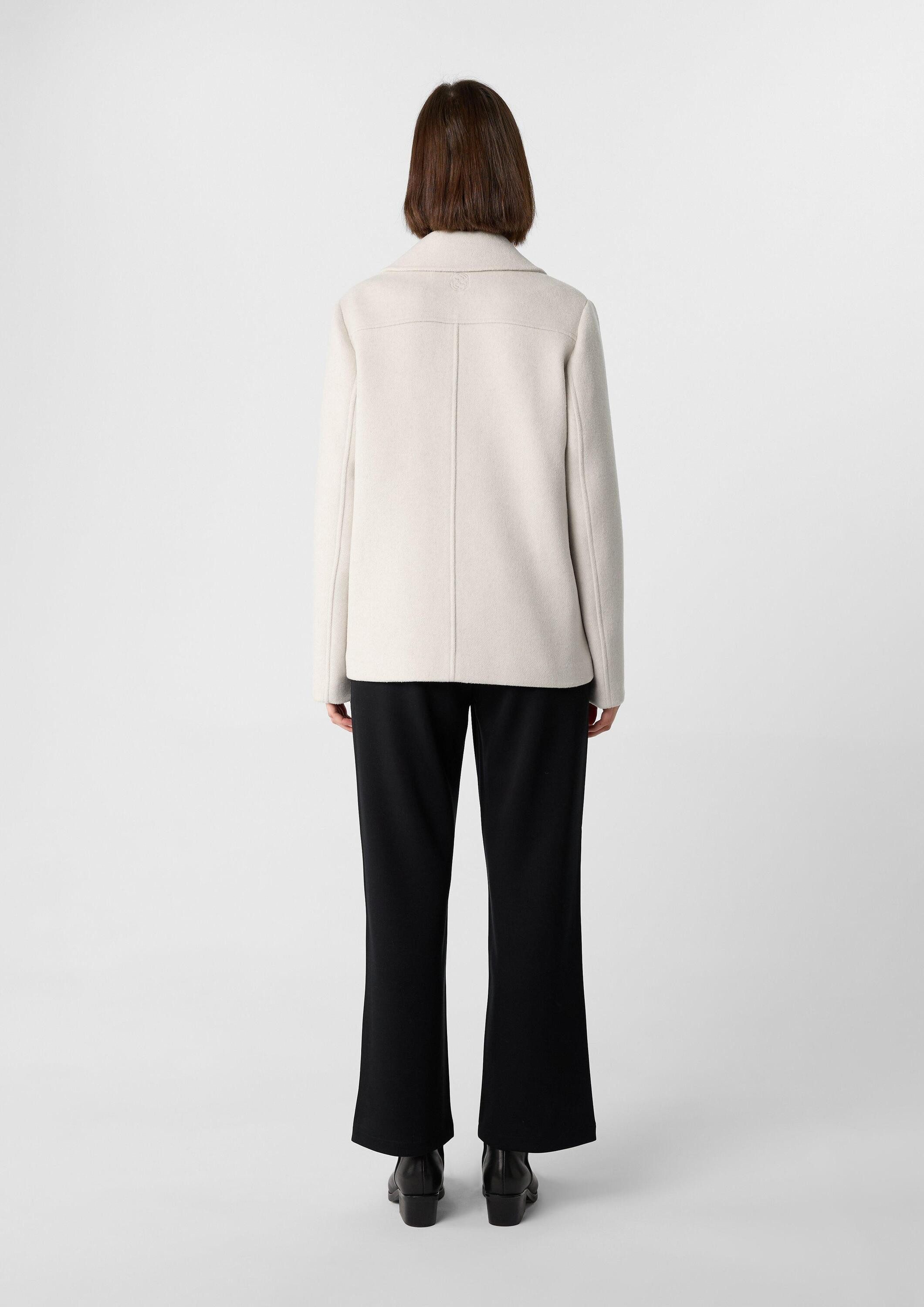 comma Funktionsjacke Outdoor-Jacke Kaban-Jacke mit Leistentaschen und Reverskragen