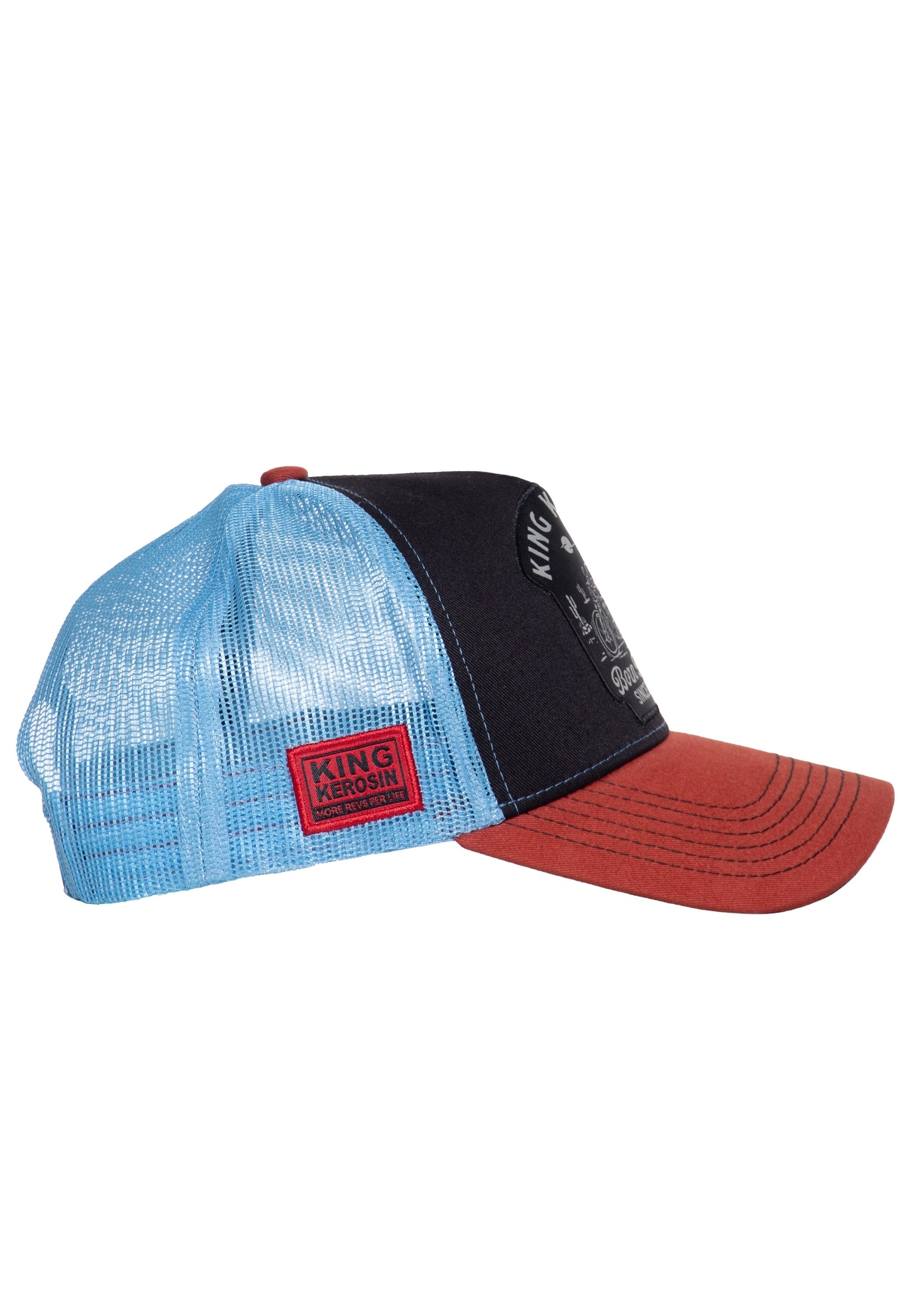 KingKerosin Trucker Cap Born to kill since day one (1-St) mit Statement-Patch