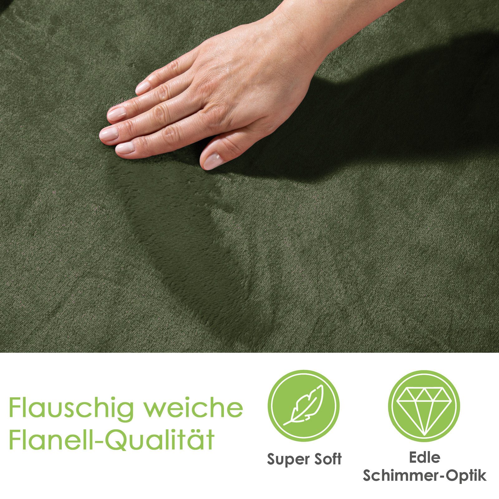Wohndecke Premium Super Soft Flanell Kuscheldecke günstig online kaufen