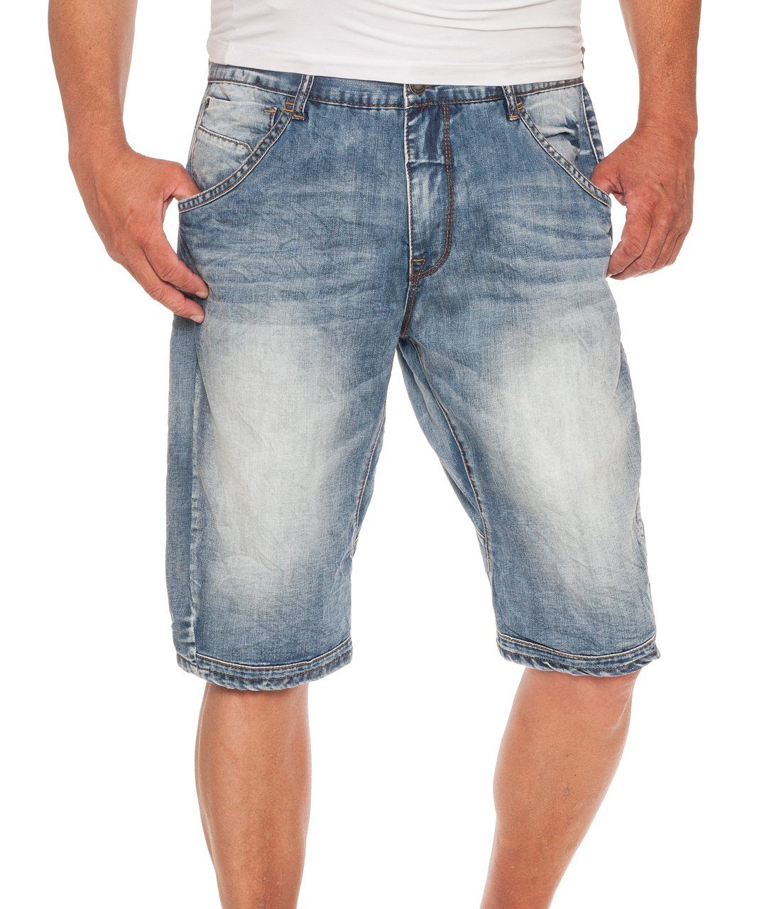 Shine Jeansshorts Original Sommerdenim leichtes