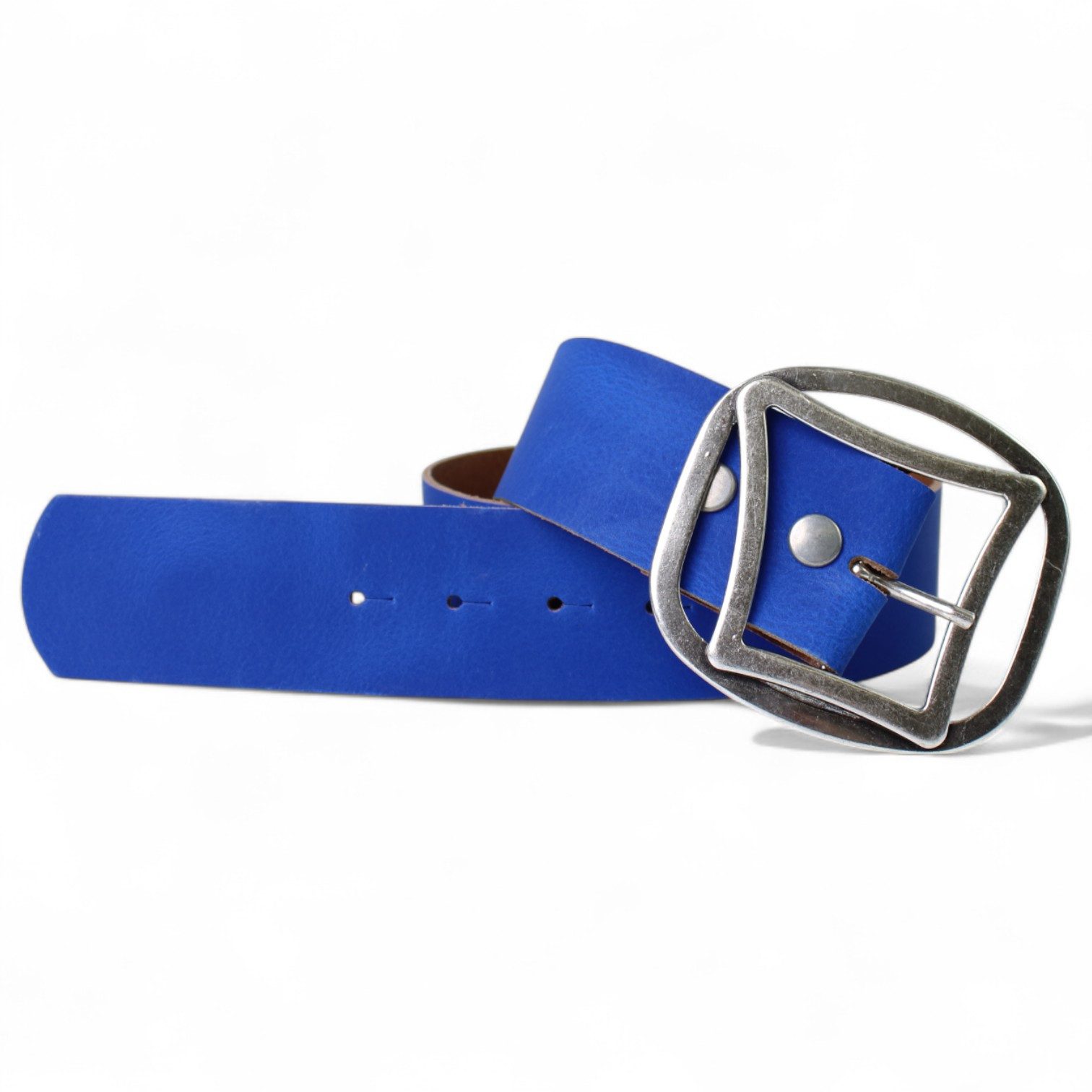 FRONHOFER Taillengürtel 18634 (1-St) Breiter Taillengürtel 4,7 cm, Rindleder, Retro Design