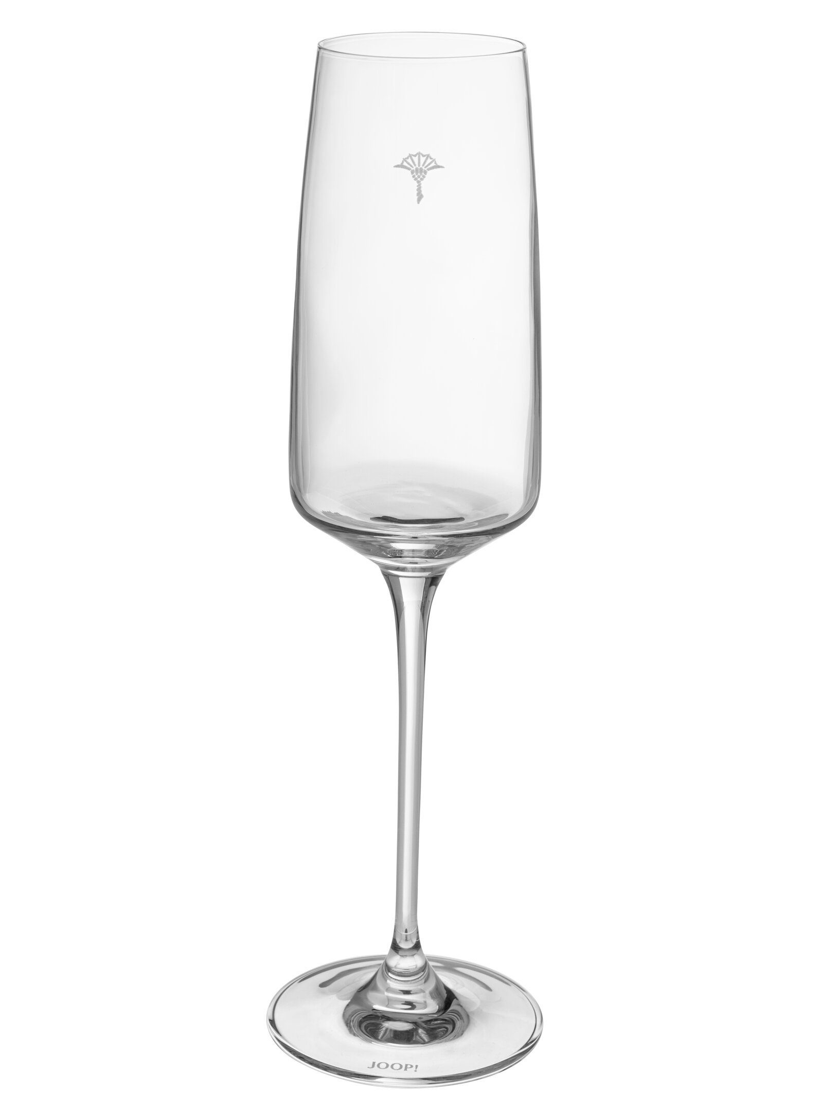 JOOP! Sektglas JOOP! LIVING - SINGLE CORNFLOWER Champagnerglas 2er Set, 2-tlg., Glas