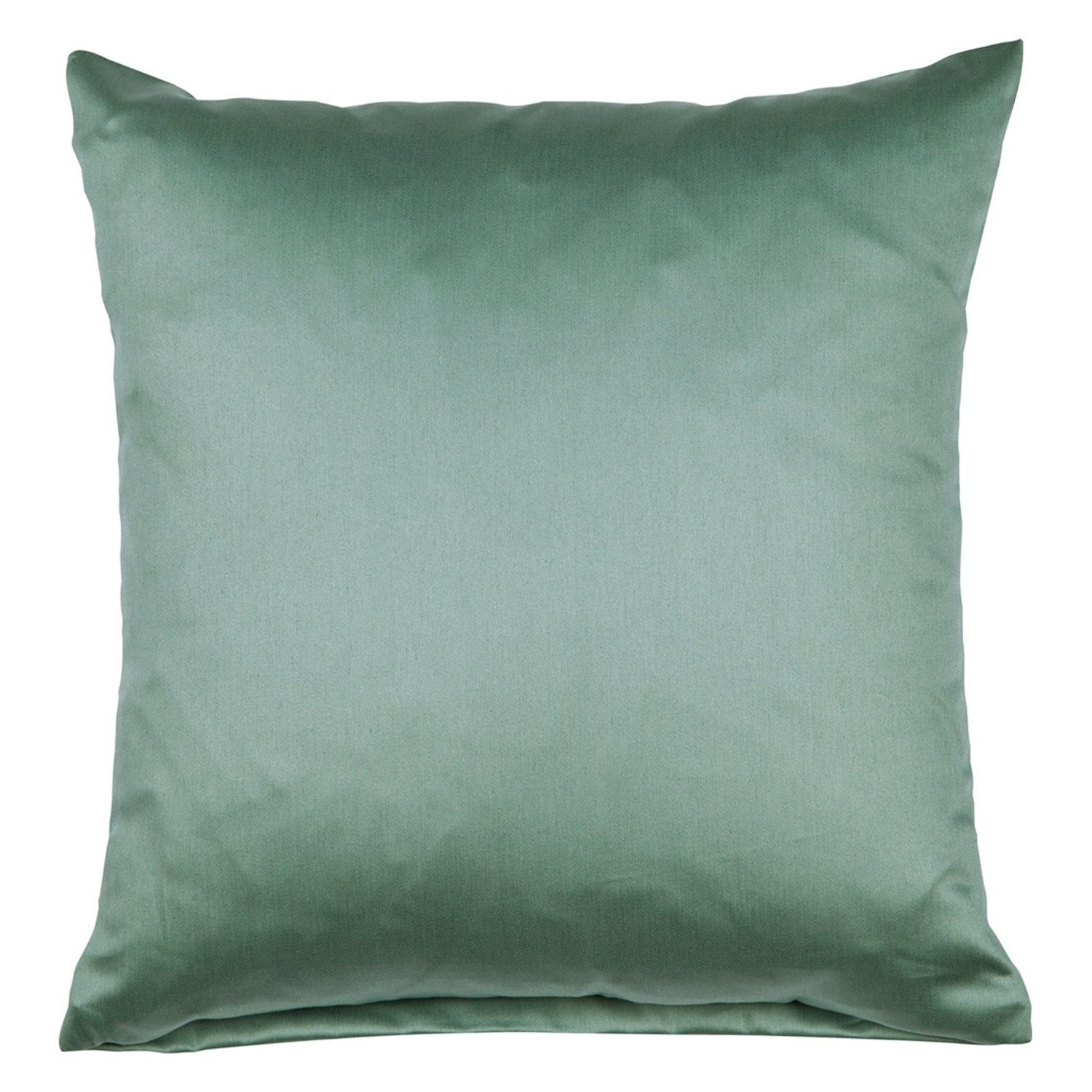 Dekokissen Mako-Satin-Kissenhülle LENI, Salbeigrün, B 40 cm, Kissenhülle ohne Füllung, 1 Stück
