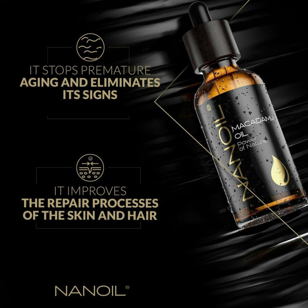 Nanoil Haaröl Macadamia Oil Body, Face & Hair 50ml