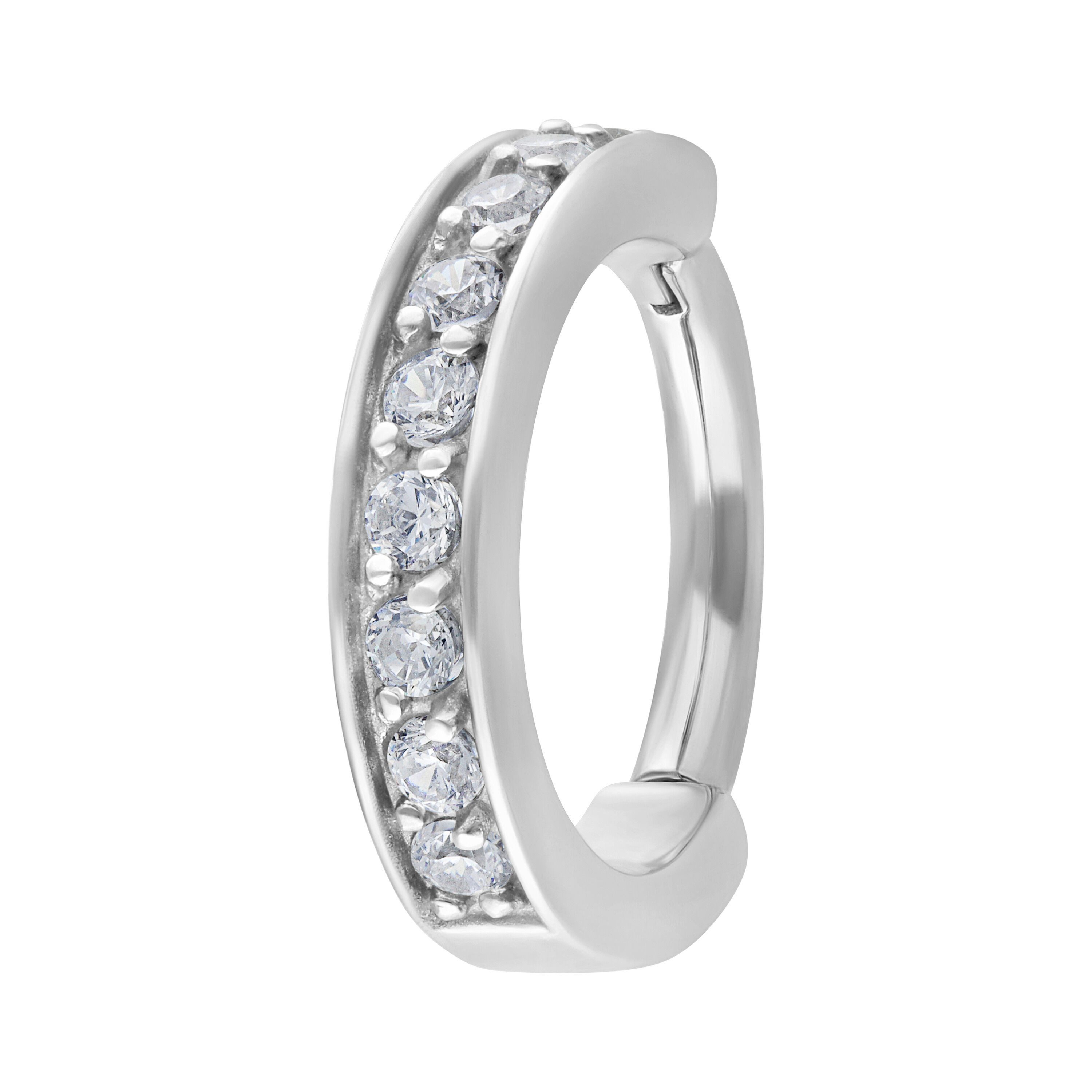 Nasenpiercing Hinged Ring für Ohr, Nase, Lippe, Bauchnabel, 1 Stück