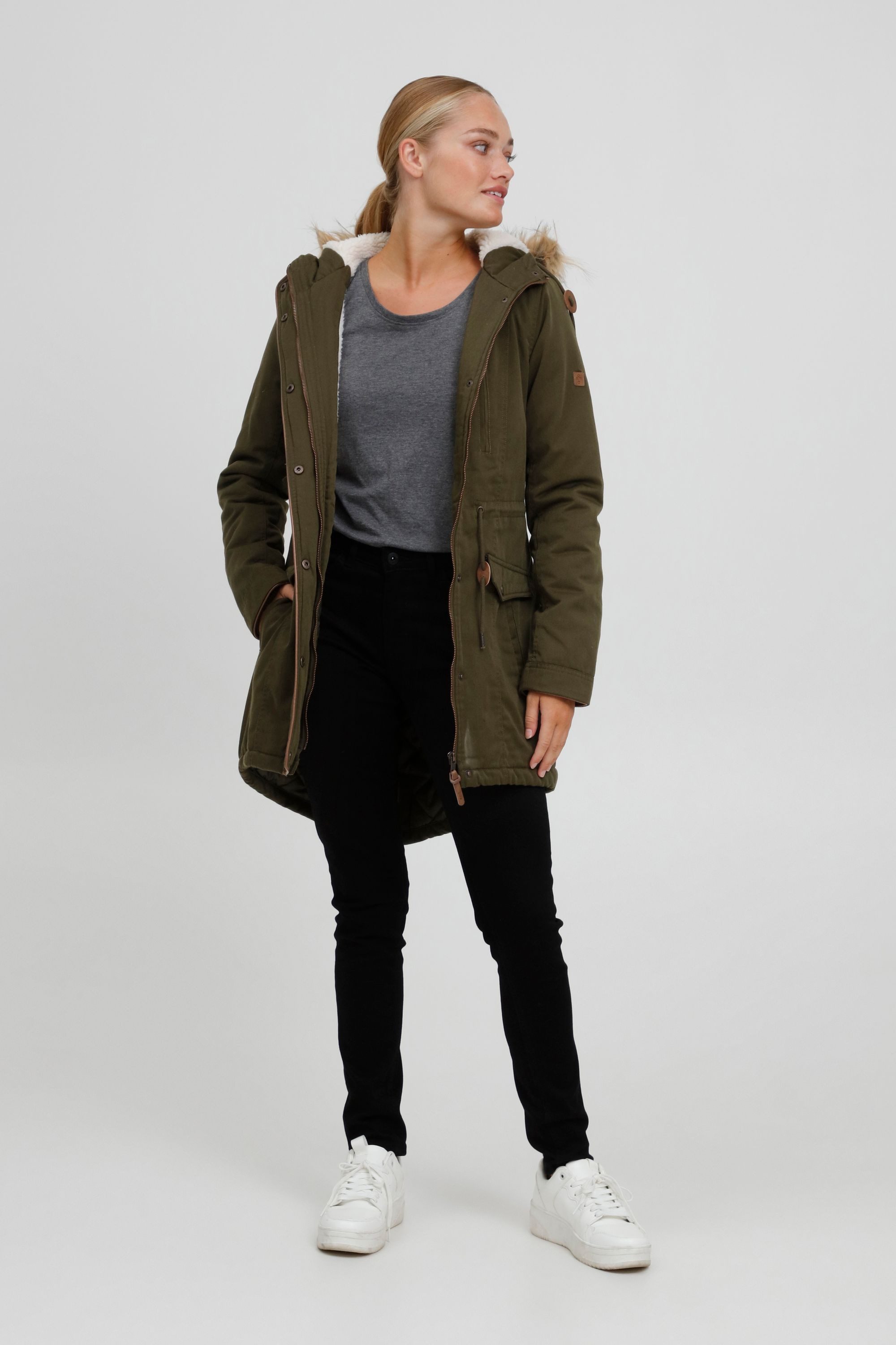 OXMO Parka OXAnna Parka mit Kunstfell-Kapuze günstig online kaufen