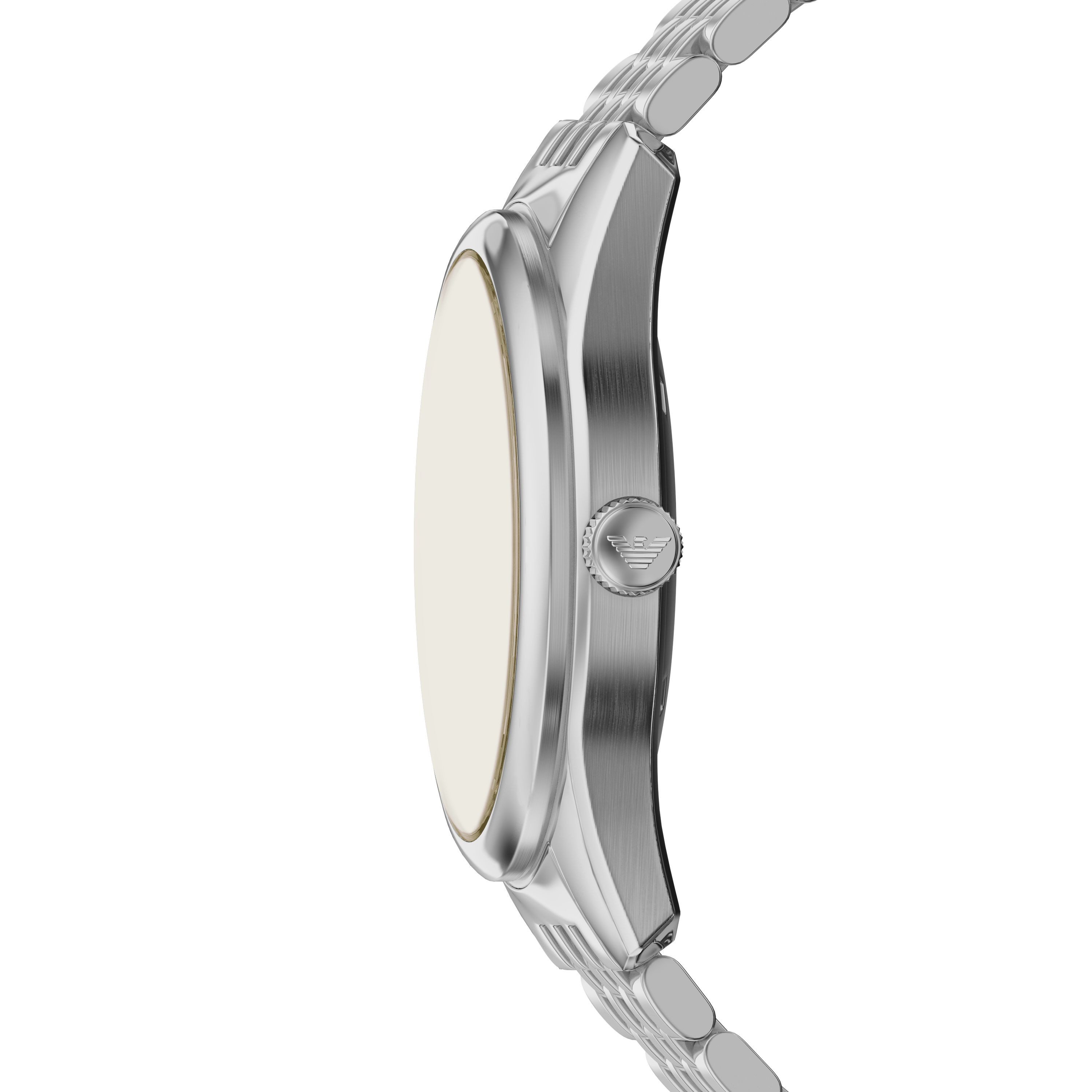 Emporio Armani Automatikuhr AR60095, Armbanduhr, Herrenuhr, Mechanische Uhr, Edelstahlarmband, analog
