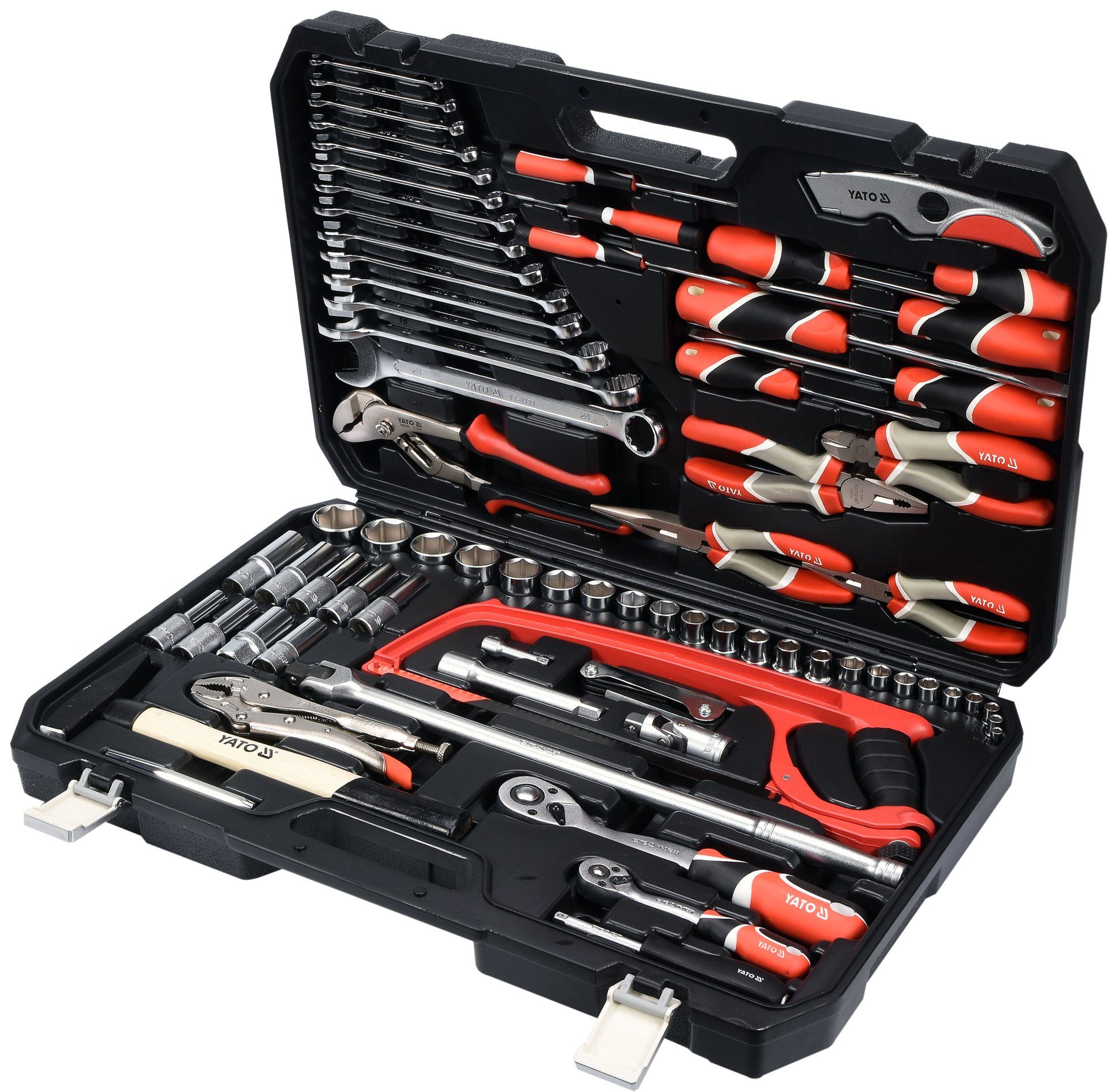 TRIZERATOP Werkzeugset Kompletter Werkzugsatz 79-tlg 1/4", 1/2", XXL; Werkzeugkoffer, (80-tlg)