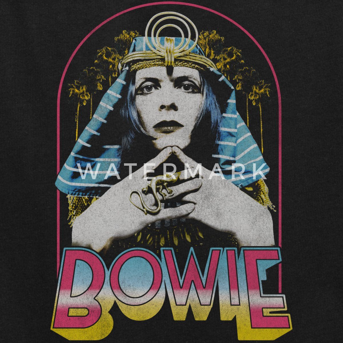 Spreadshirt T-Shirt David Bowie Egyptian Premium Tank Top Damen (1-tlg)