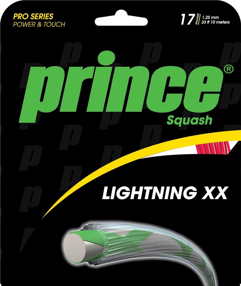 Prince Squashsaite Lightning XX 1.25 rot, Saitendicke: 1.25