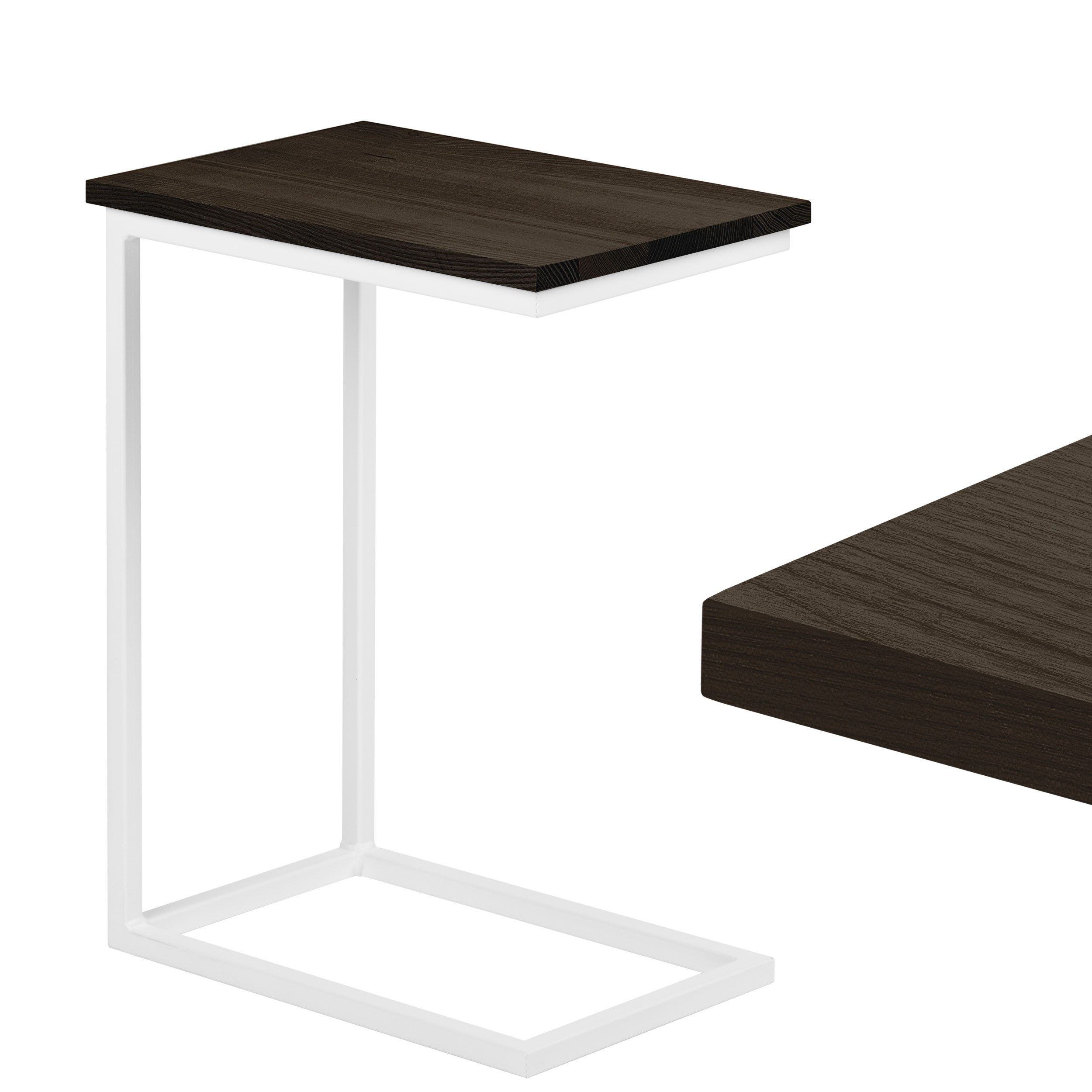LAMO Manufaktur Beistelltisch Massivholztischplatte Laptoptisch Sofatisch günstig online kaufen