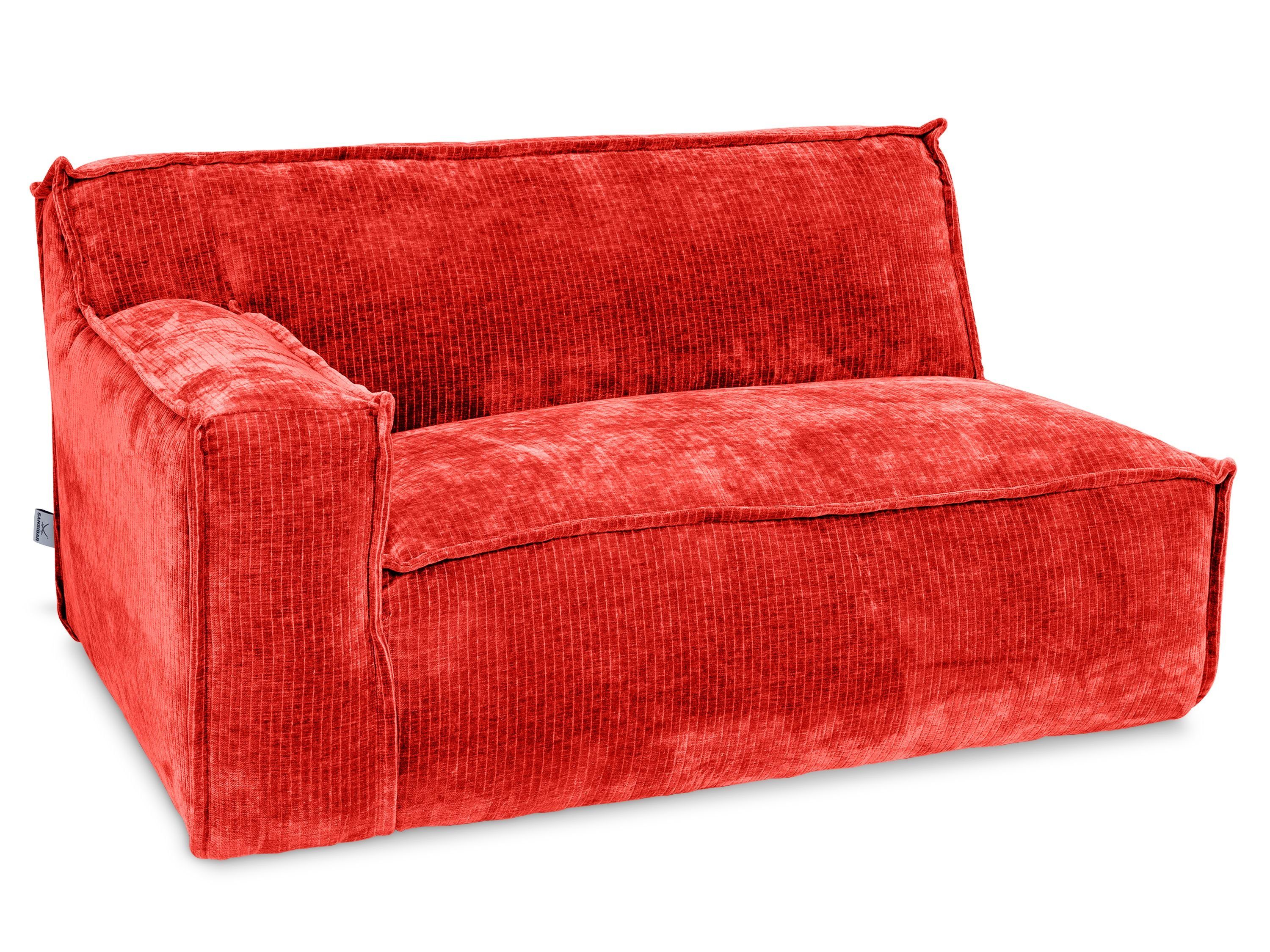 SANSIBAR Living Sofa RANTUM cm) SANSIBAR 145x79x110 Sitzelement (BHT 145x79x110 cm orange BHT Sitzelement