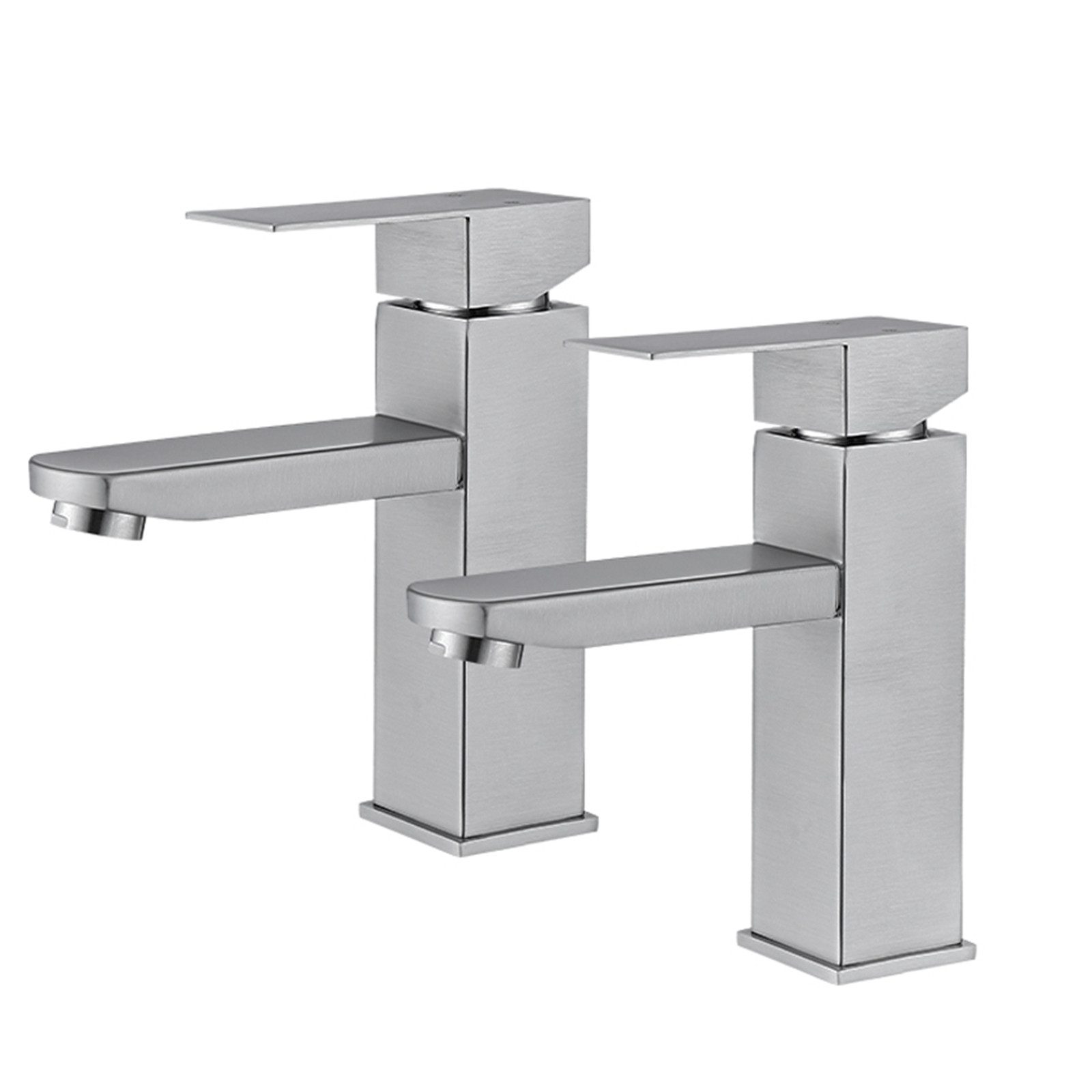 HOMELIVE Waschtischarmatur Zweierpack Wasserhahn Bad Badarmatur günstig online kaufen