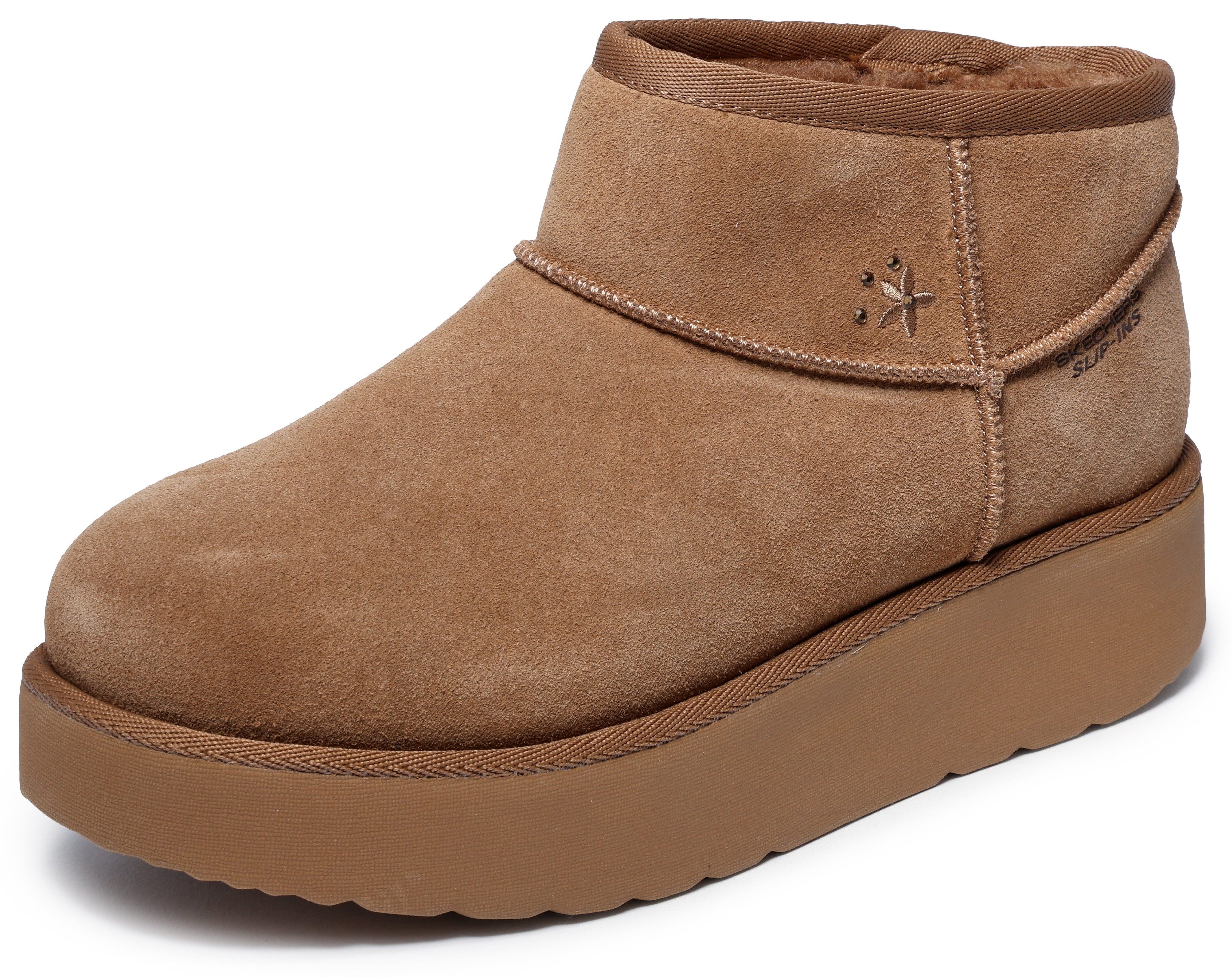 Skechers KEEP COZY Winterboots Snowboots, Schlupfstiefel mit Plateausohle günstig online kaufen